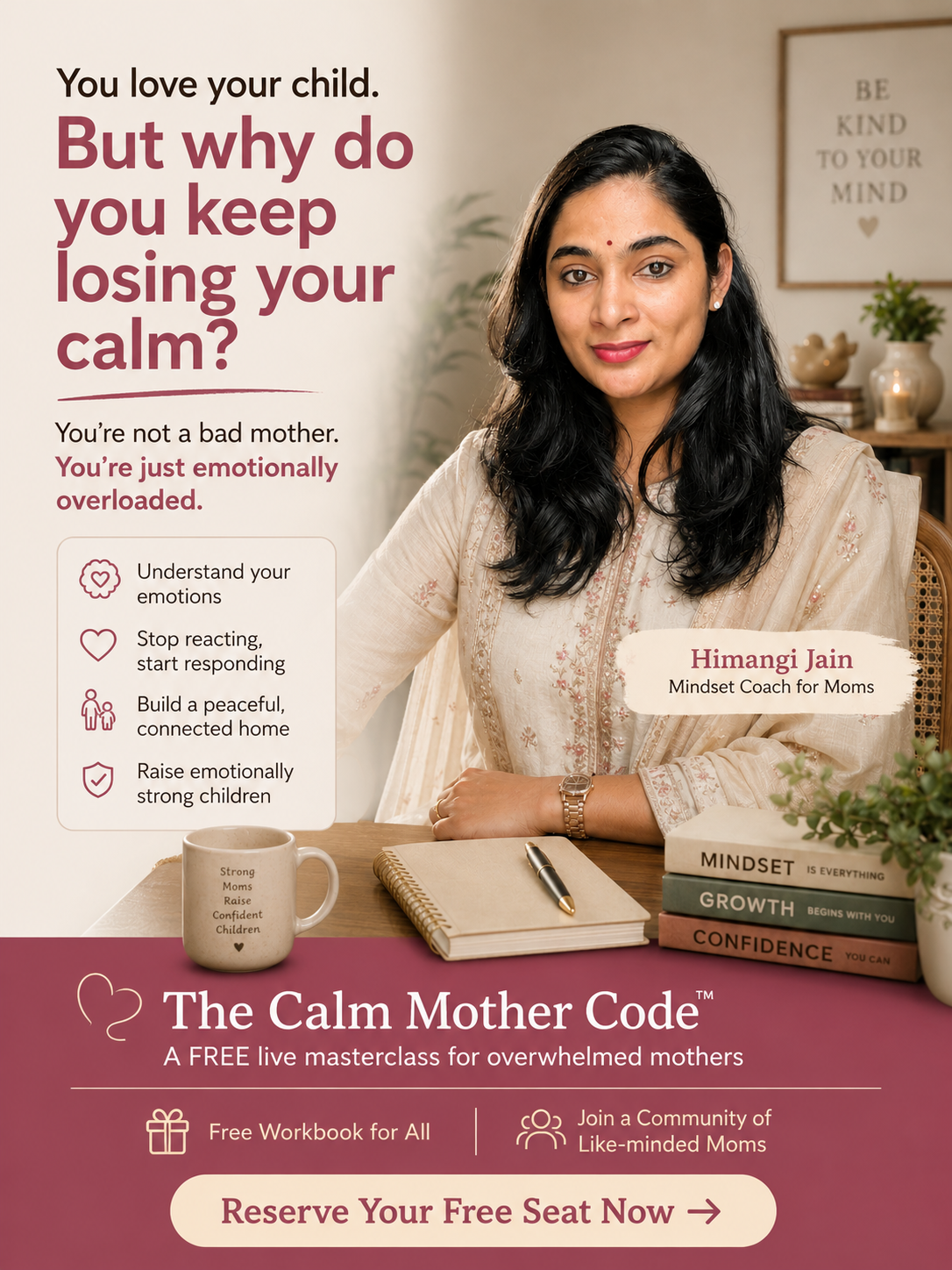 Himangi jain Facebook ad: Find Yourself Again After Motherhood