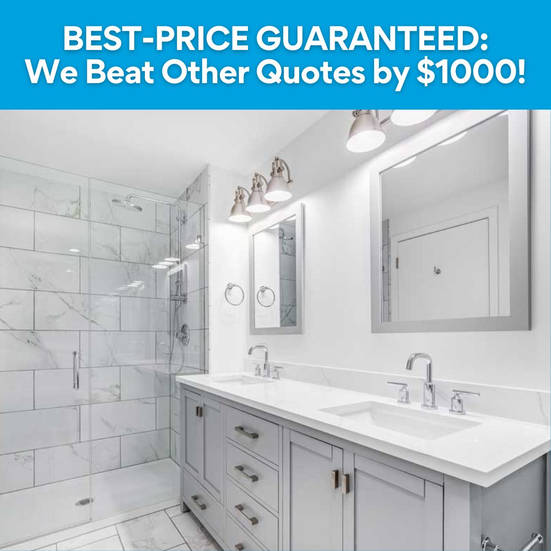 Hill Country Tub & Shower Facebook ad: Best Price Guaranteed Bathroom Reno!