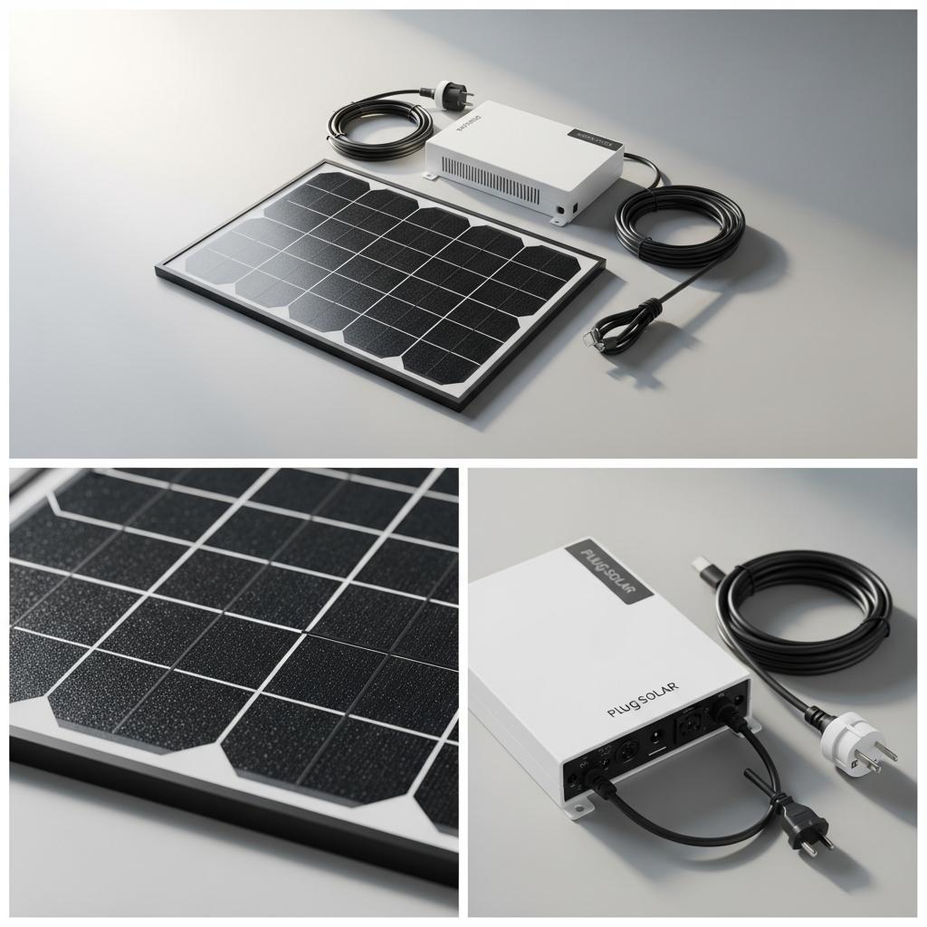 NeoLagoon Summen Facebook ad: Stecker Solar Komplettset.