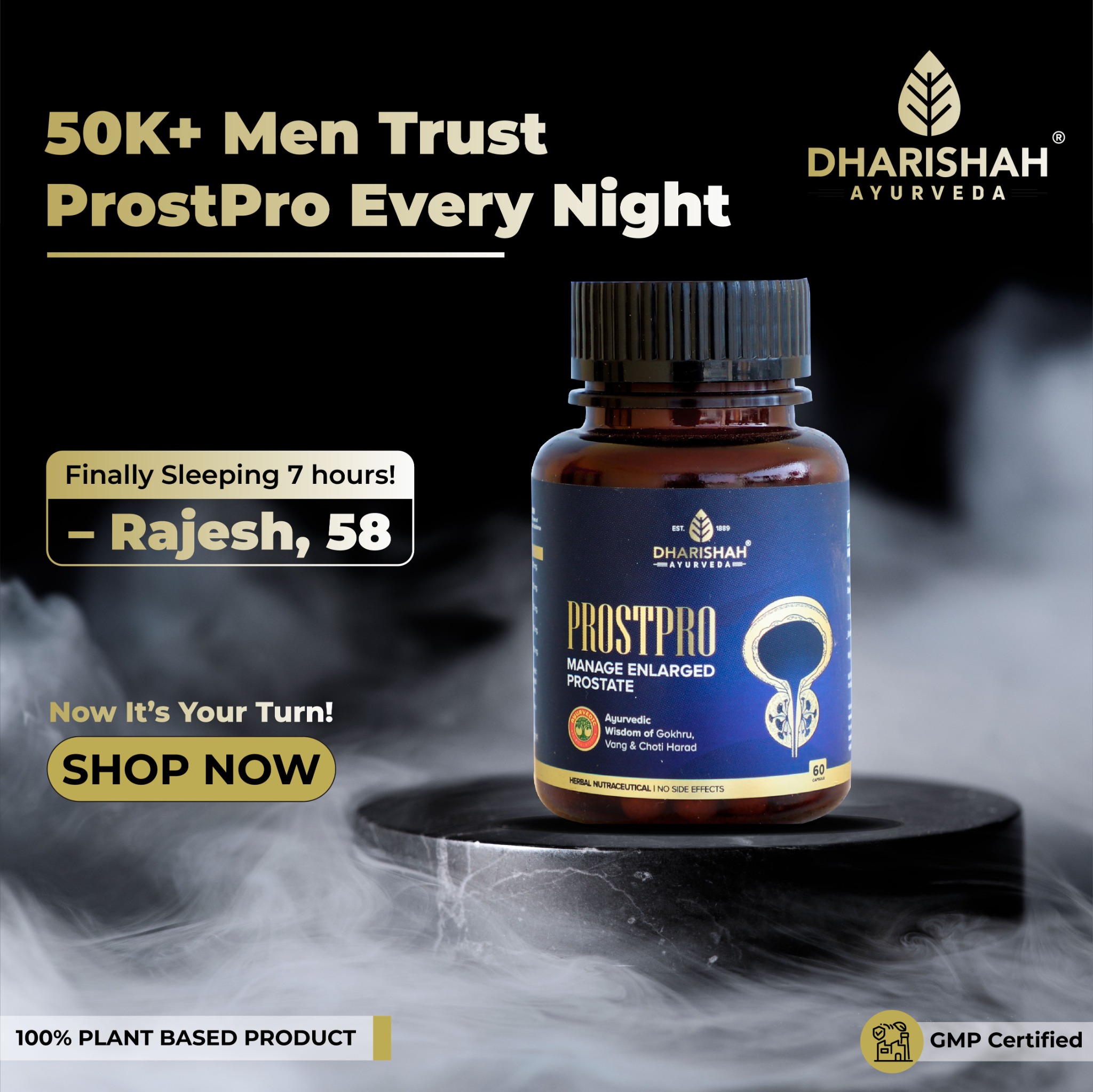Dharishah Ayurveda Facebook ad