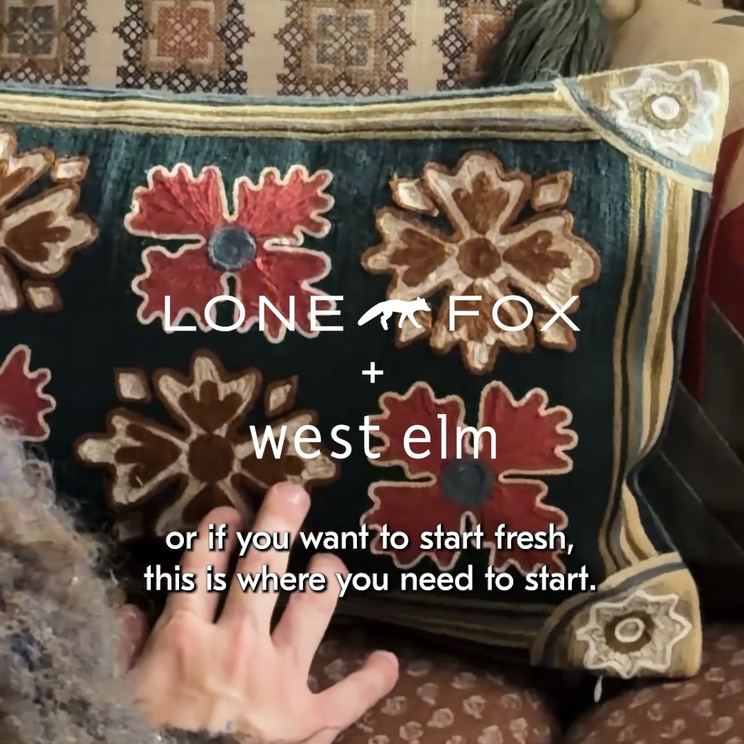 West Elm Facebook ad: Lone Fox + West Elm