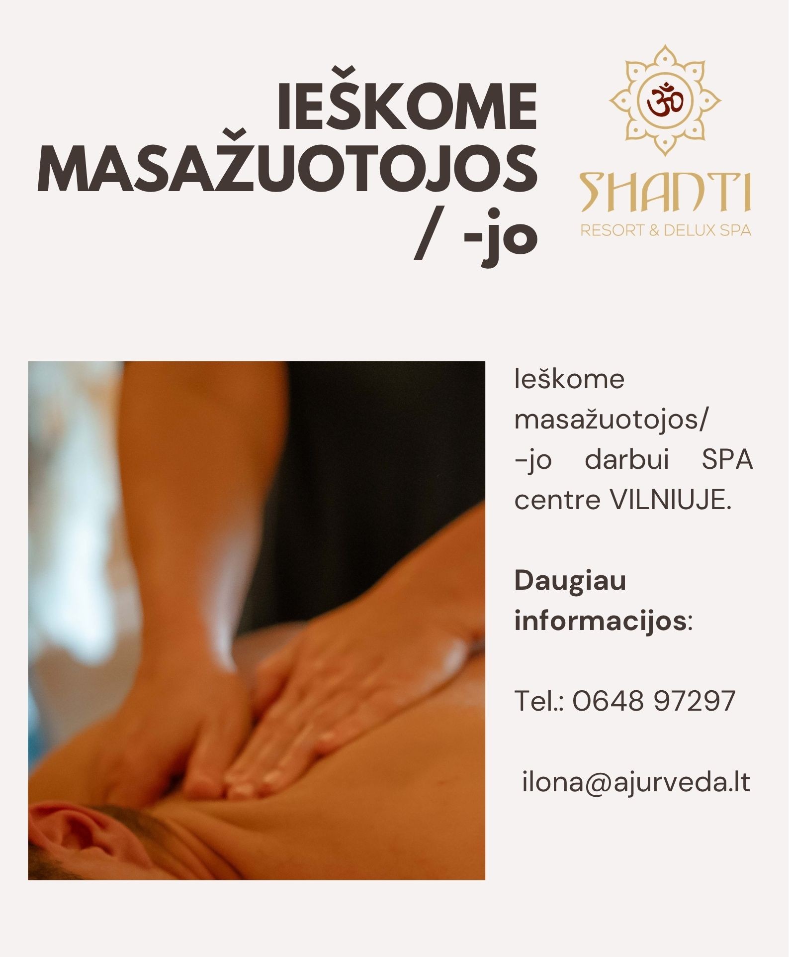 SPA Shanti & Delux SPA Facebook ad