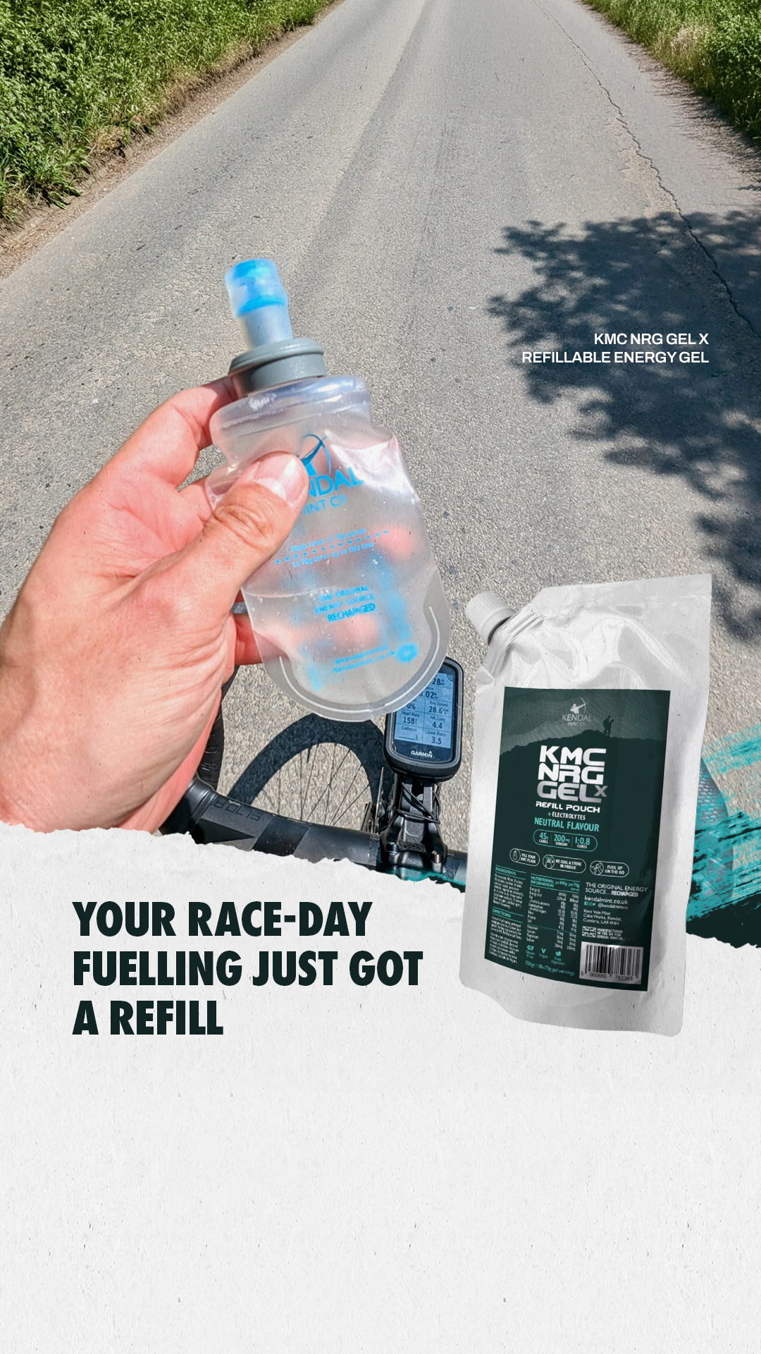 Kendal Mint Co Facebook ad: GEL X Refillable Energy