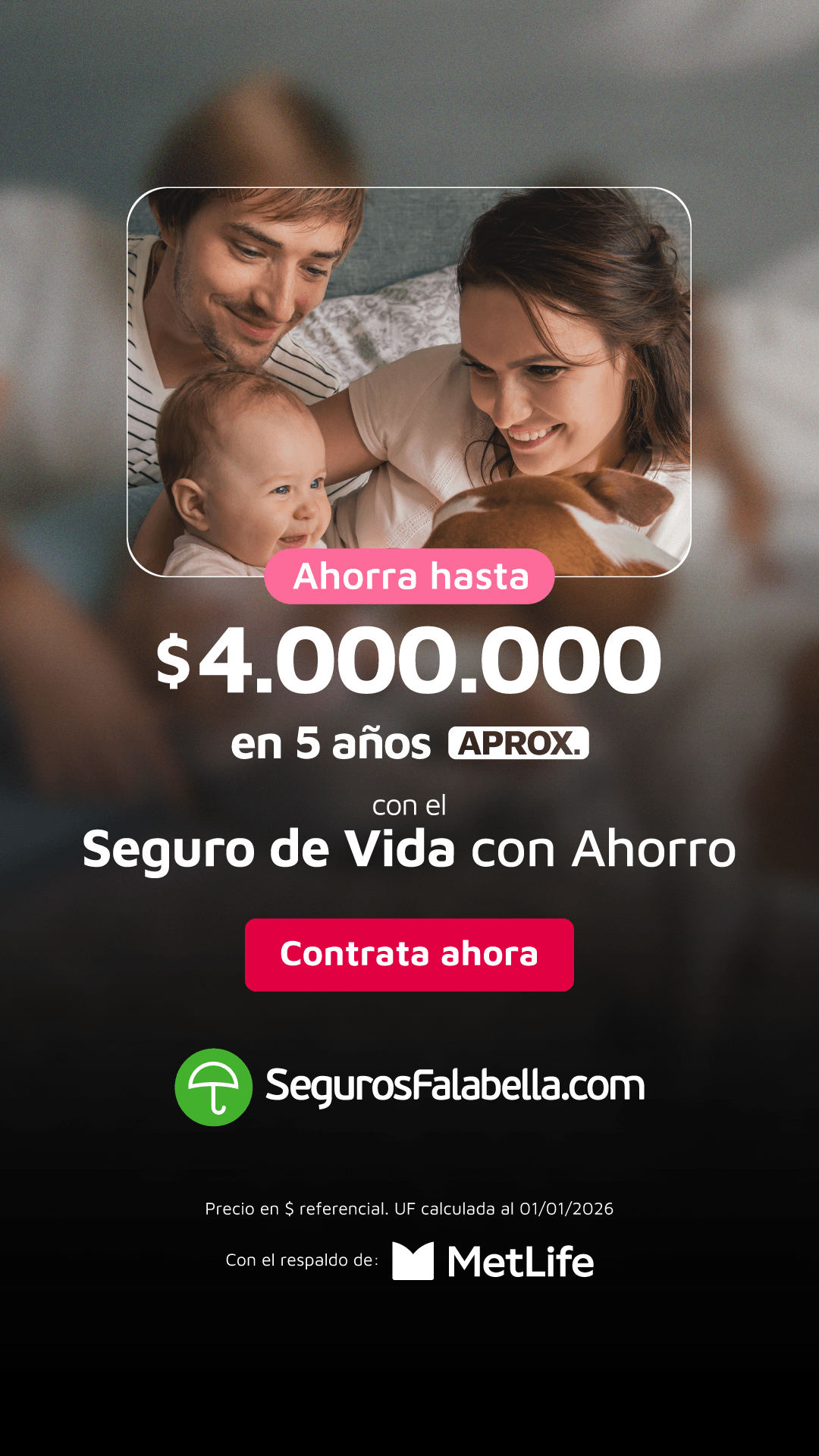 Seguros Falabella Chile Facebook ad