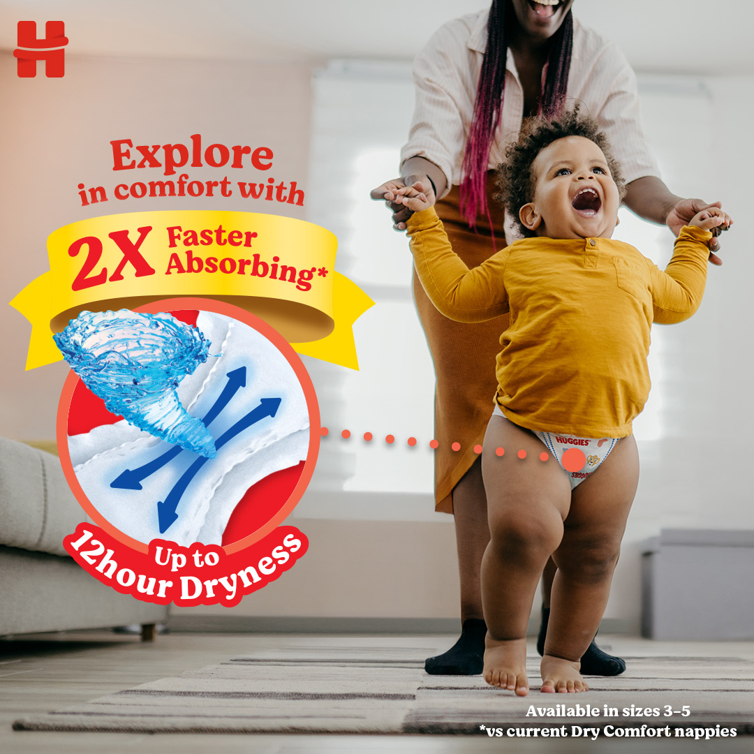 Huggies SA Facebook ad: New and Improved