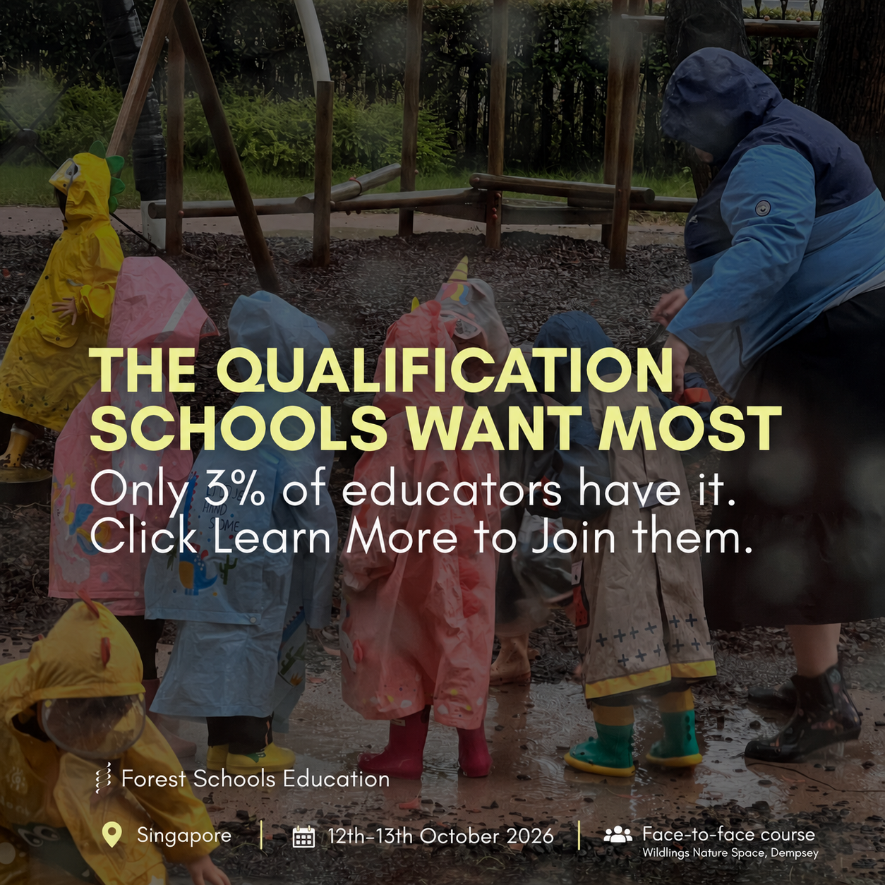 Forest Schools Facebook ad