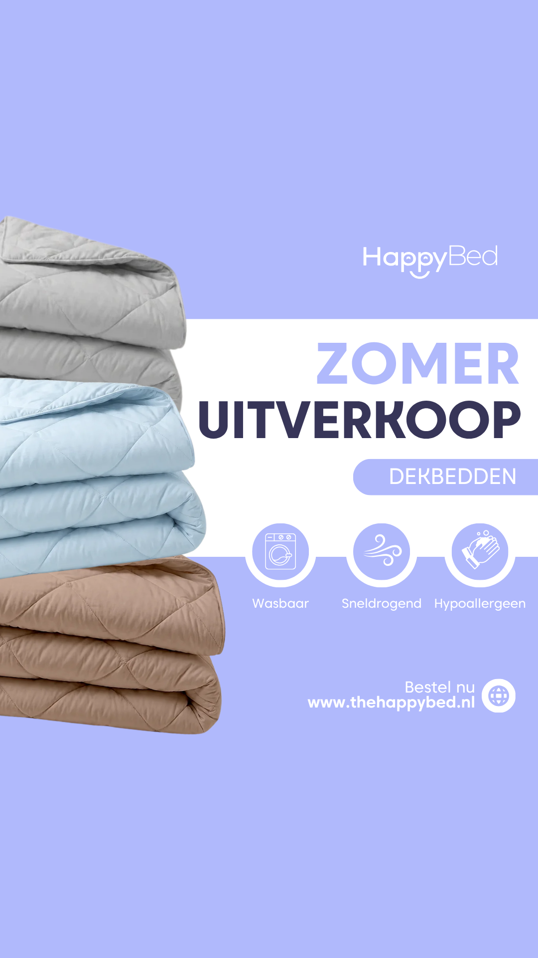 HappyBed Facebook ad