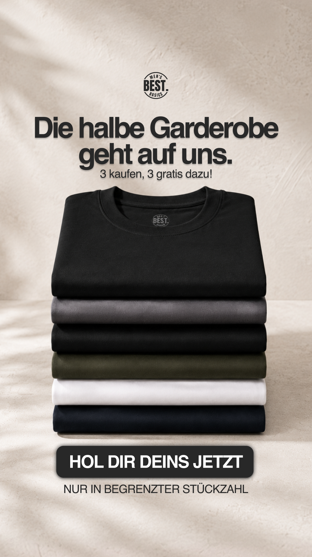 Men's Best Basics Facebook ad