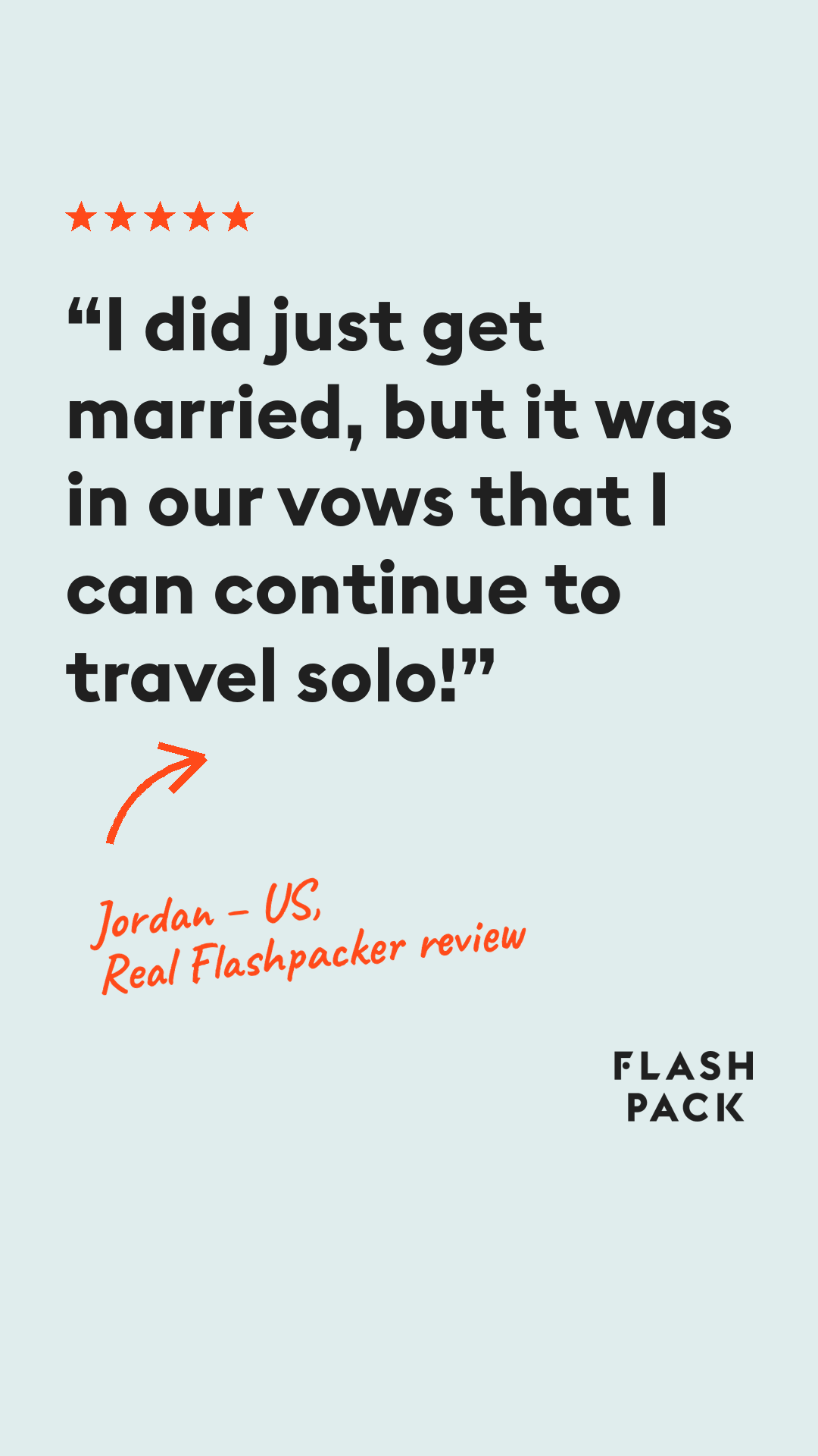 Flash Pack Facebook ad