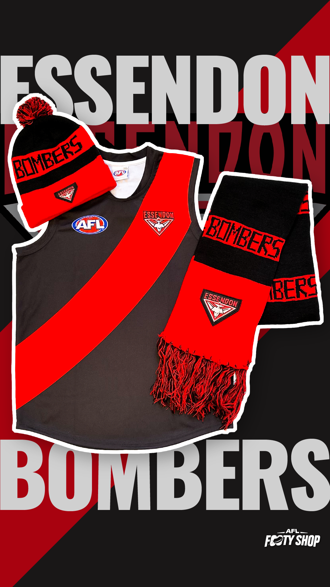 The AFL Footy Shop Facebook ad