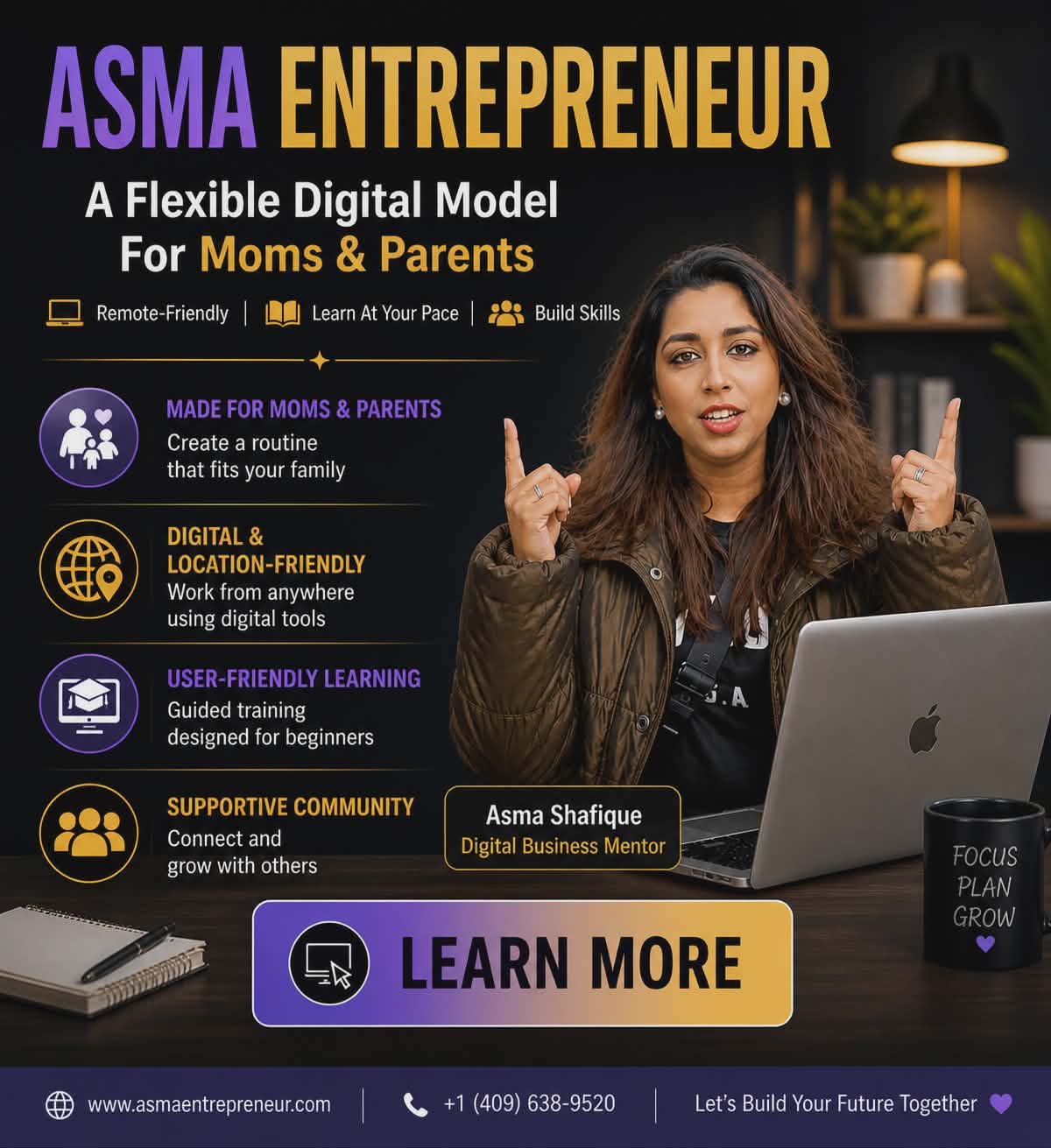 Asma Entrepreneur Facebook ad