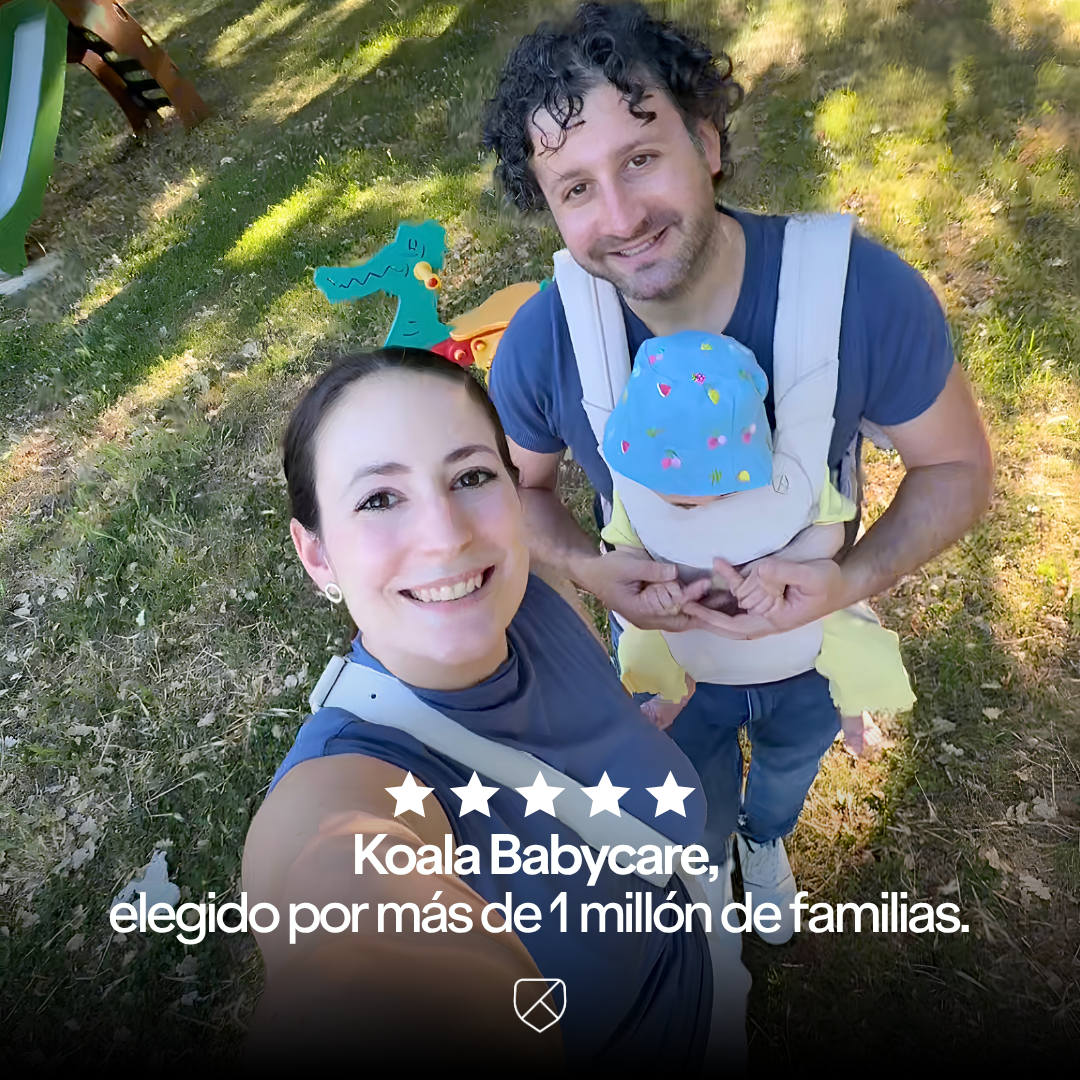 Koala Babycare Facebook ad: La mochila portabebés ergonómica para ti y para tu bebé.