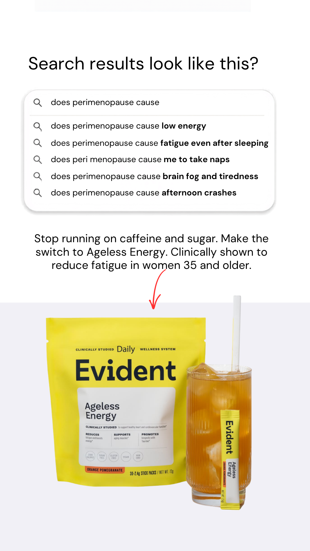 Evident Wellness Facebook ad