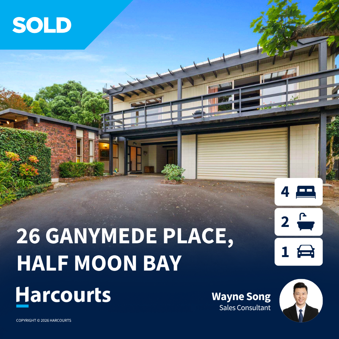 Wayne Song - Harcourts East Tamaki Facebook ad: 26 Ganymede Place, Half Moon Bay