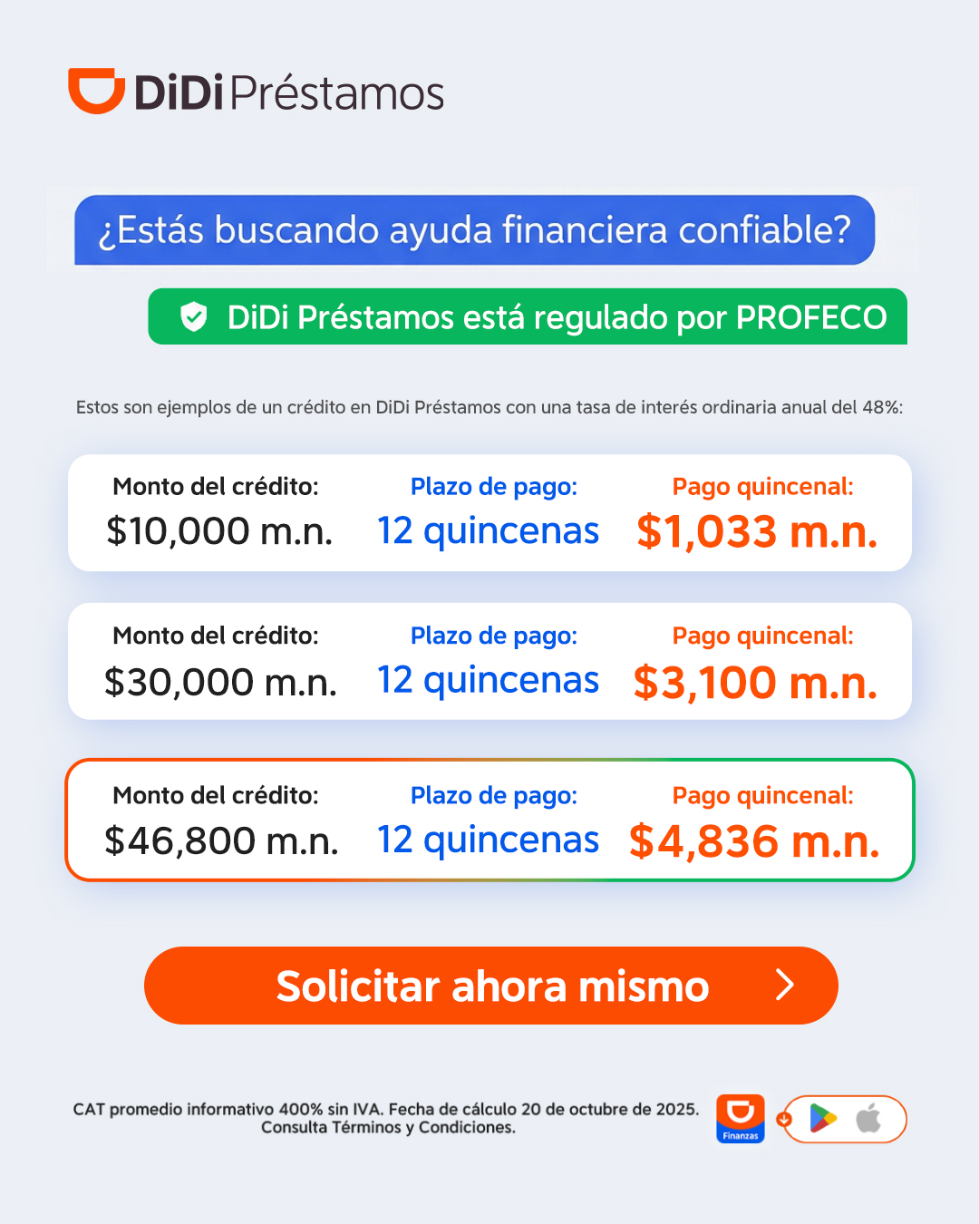 DiDi Loan Facebook ad