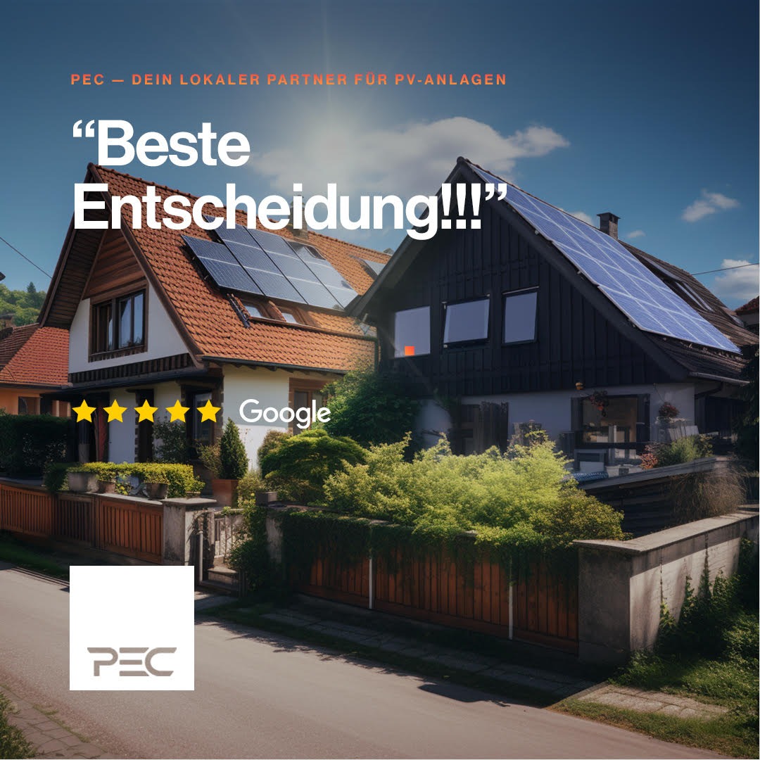 PEC - Professional Energy Consulting Facebook ad: 𝐈𝐦𝐦𝐞𝐫 𝐧𝐨𝐜𝐡 𝐧𝐢𝐜𝐡𝐭 𝐮̈𝐛𝐞𝐫𝐳𝐞𝐮𝐠𝐭 𝐯𝐨𝐧…