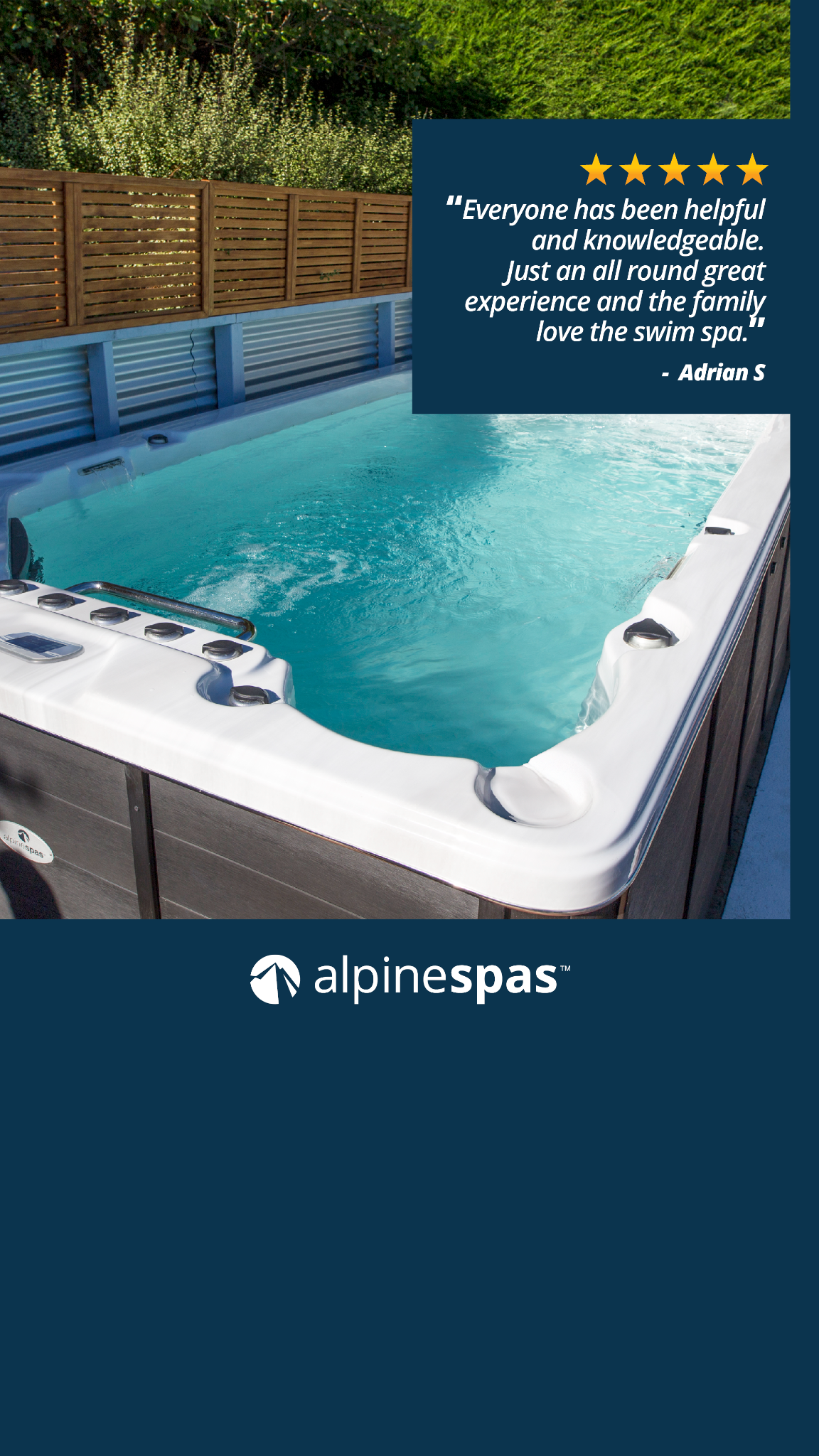 Alpine Spas AU Facebook ad