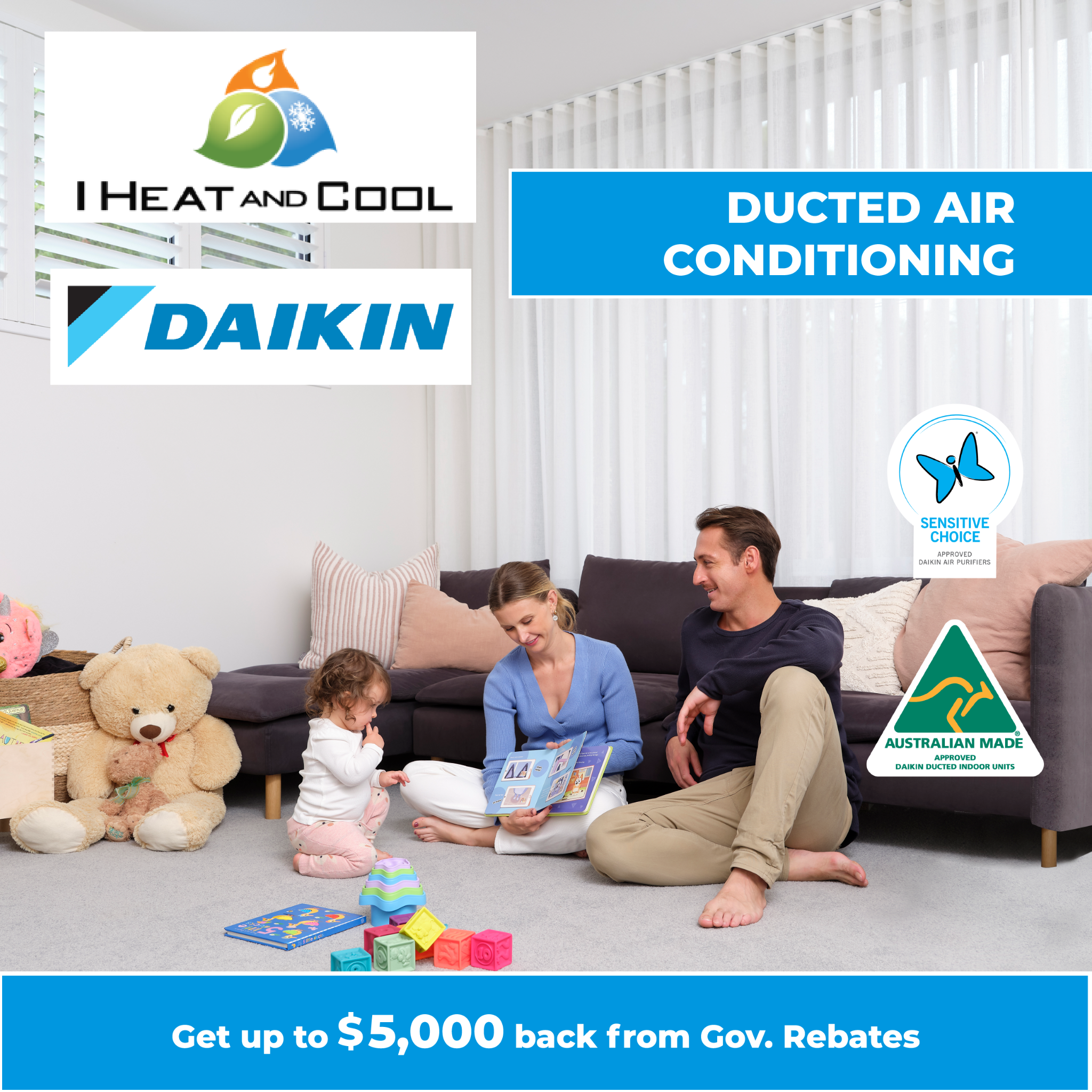 I heat and cool Facebook ad from Feb 4, 2026