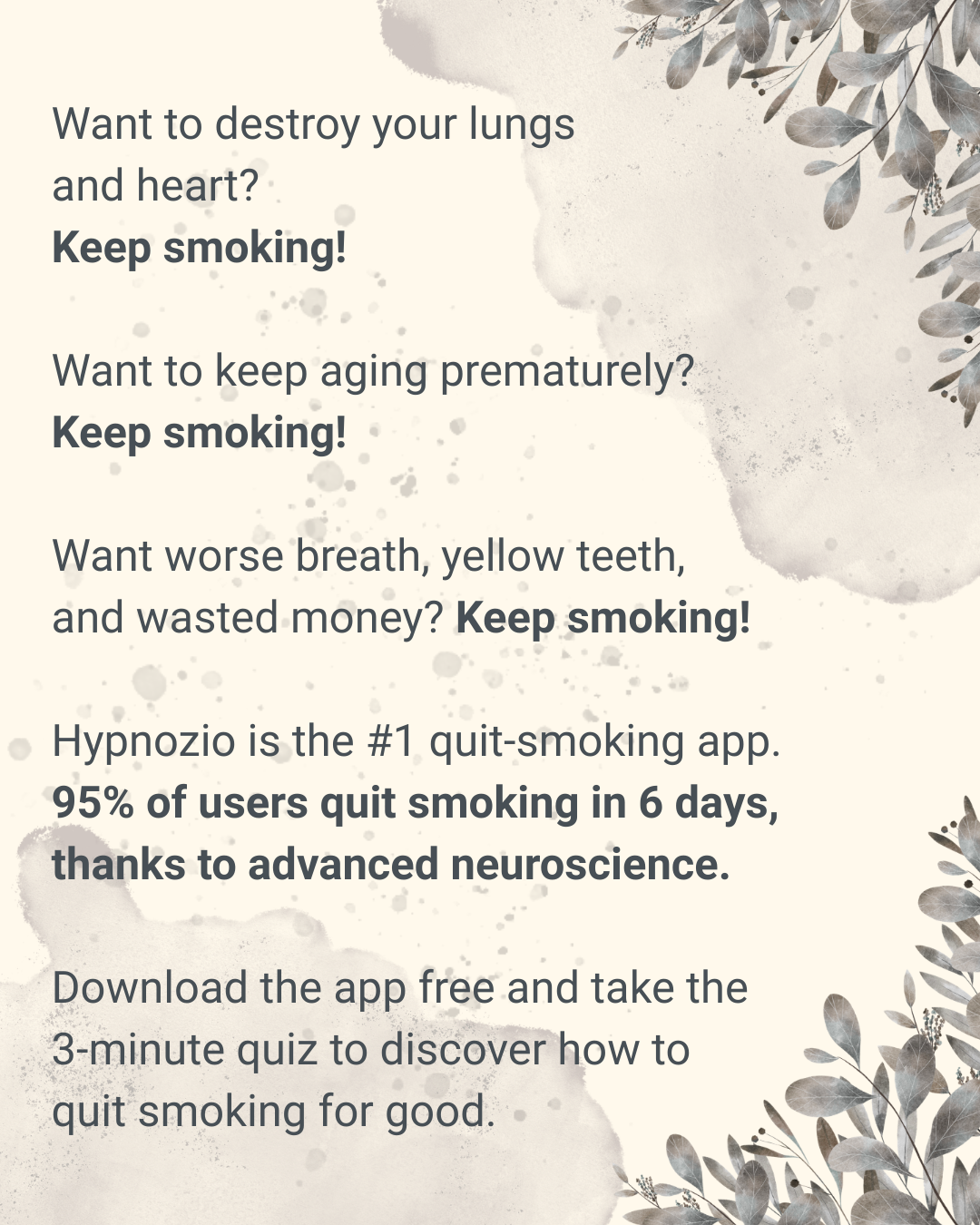 Hypnotherapist - Dr. Mary Patnaude Facebook ad