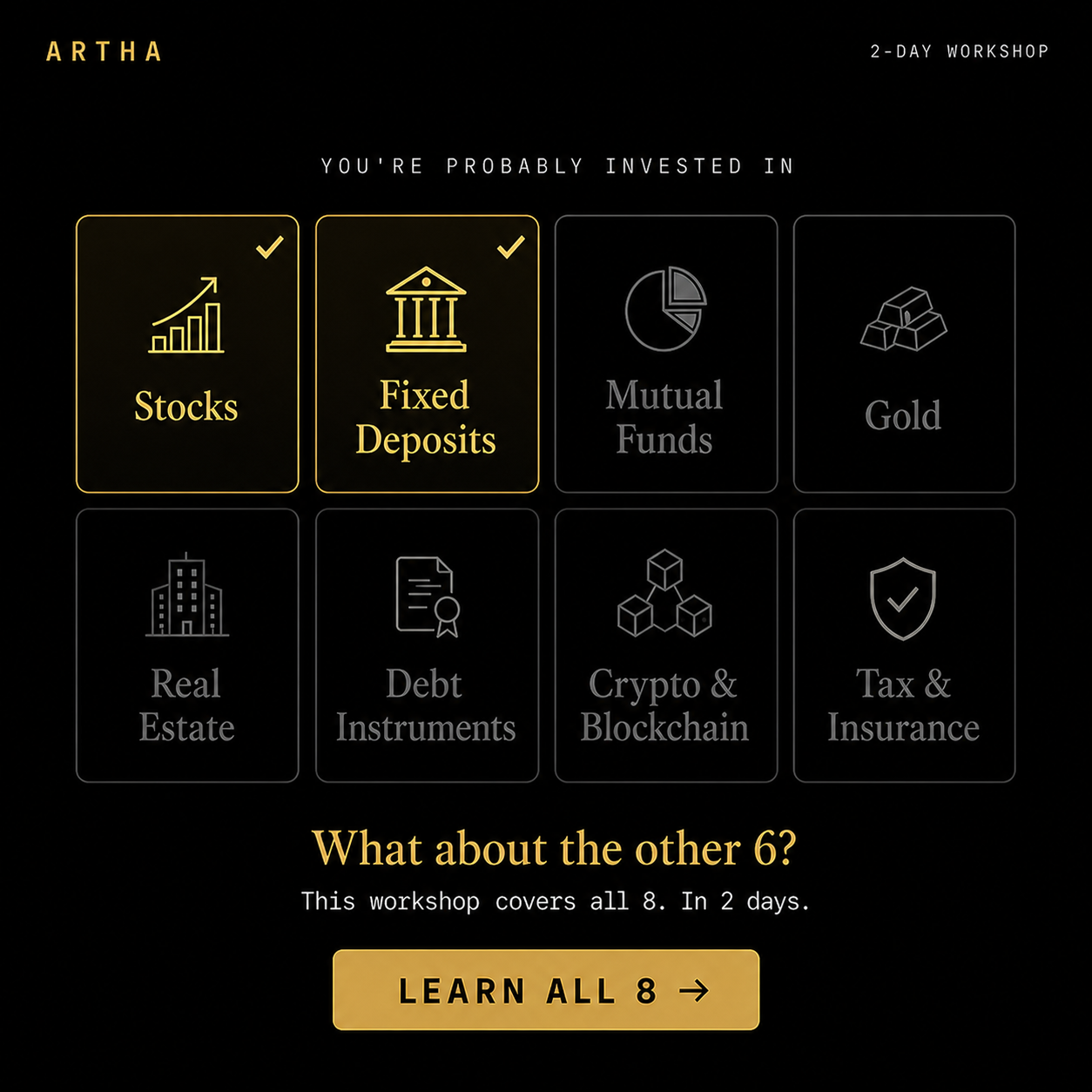 Finkhoz- Personal Finance Facebook ad: Fix Portfolio Leaks