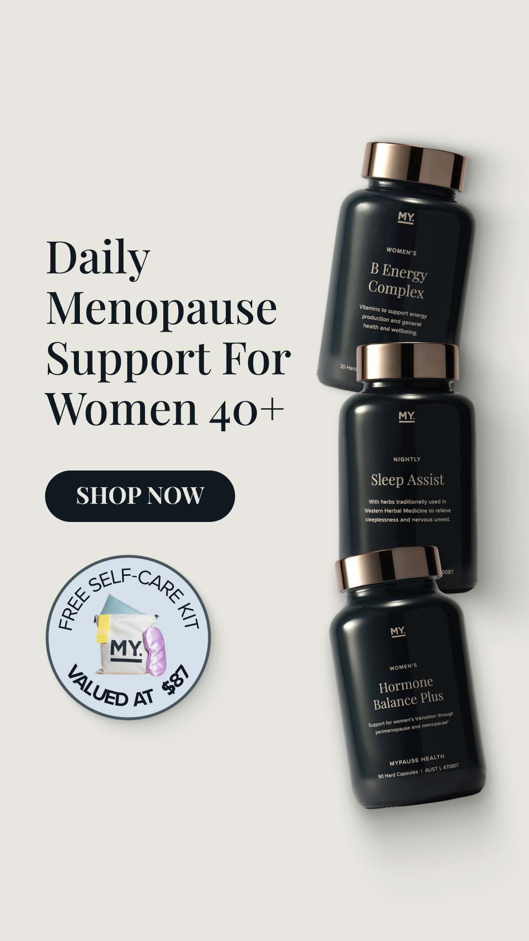 MyPause Health Facebook ad