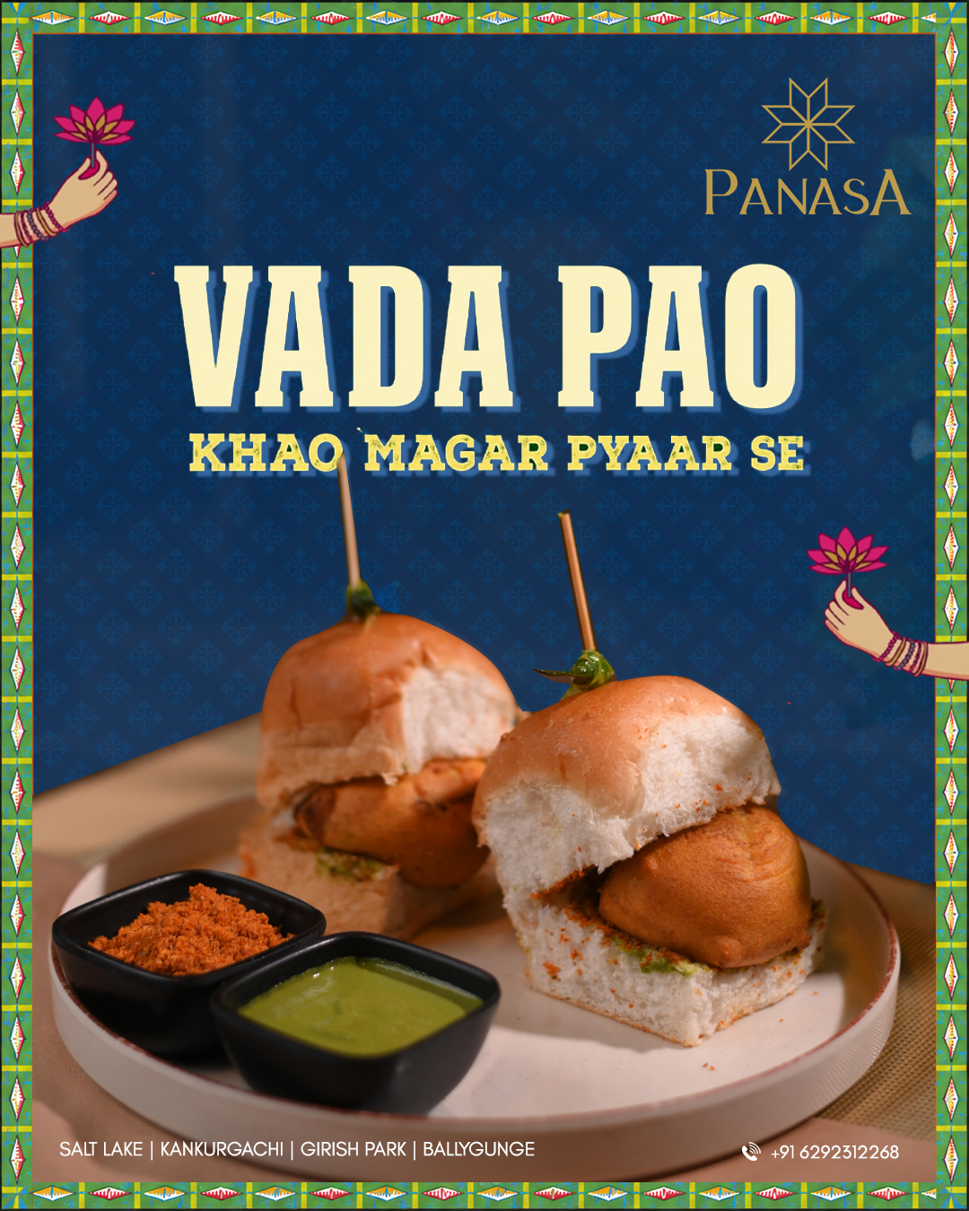 Panasa Facebook ad: One Bite. Infinite Pyaar.