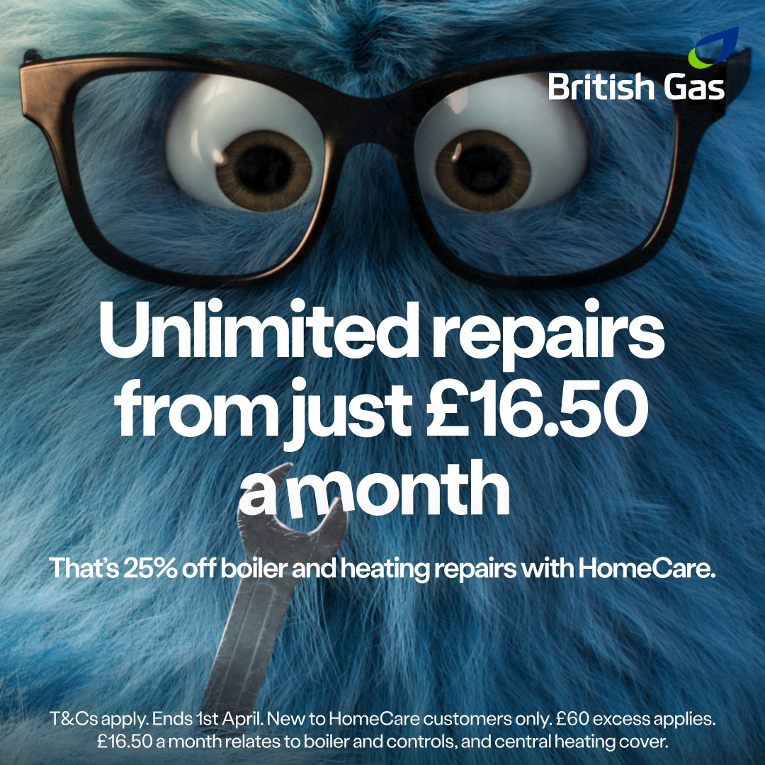 British Gas Facebook ad