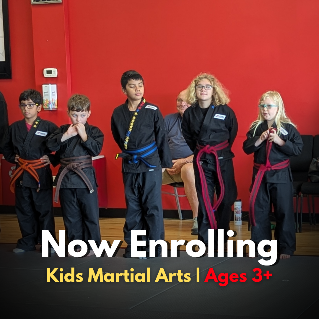UpLevel Family Martial Arts - Charlottesville Facebook ad: We Teach Kids Discipline, Focus, & Self-Control!