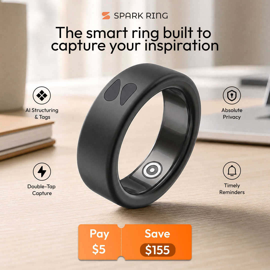 Spark Ring Facebook ad: Pay $5, Get $155 in Exclusive Benefits