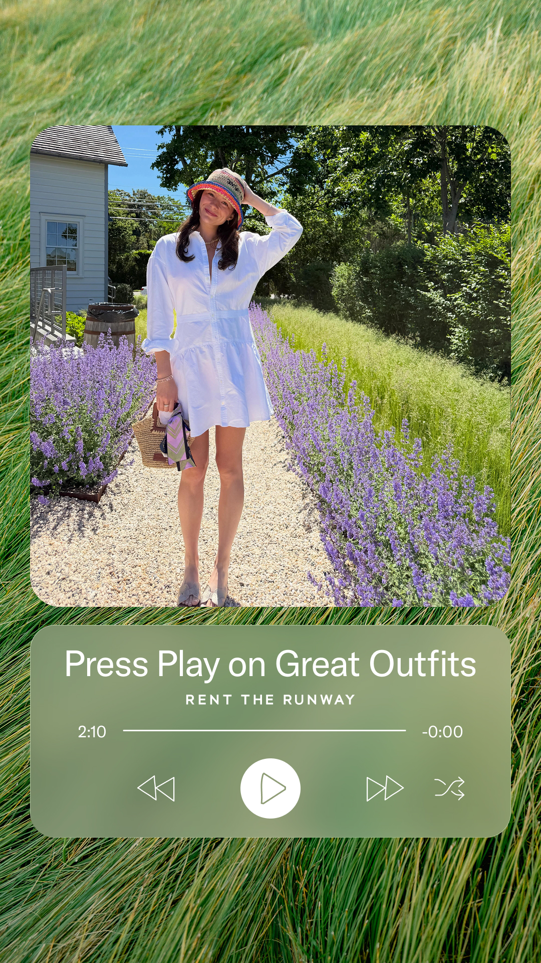Rent The Runway Facebook ad