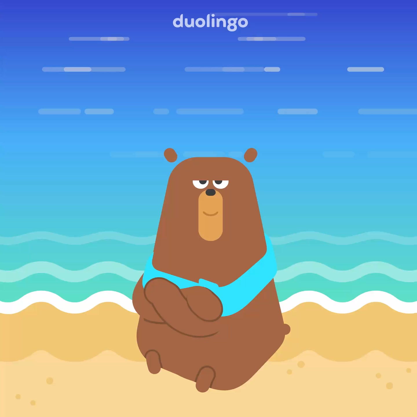 Duolingo Facebook ad from Jul 1, 2026