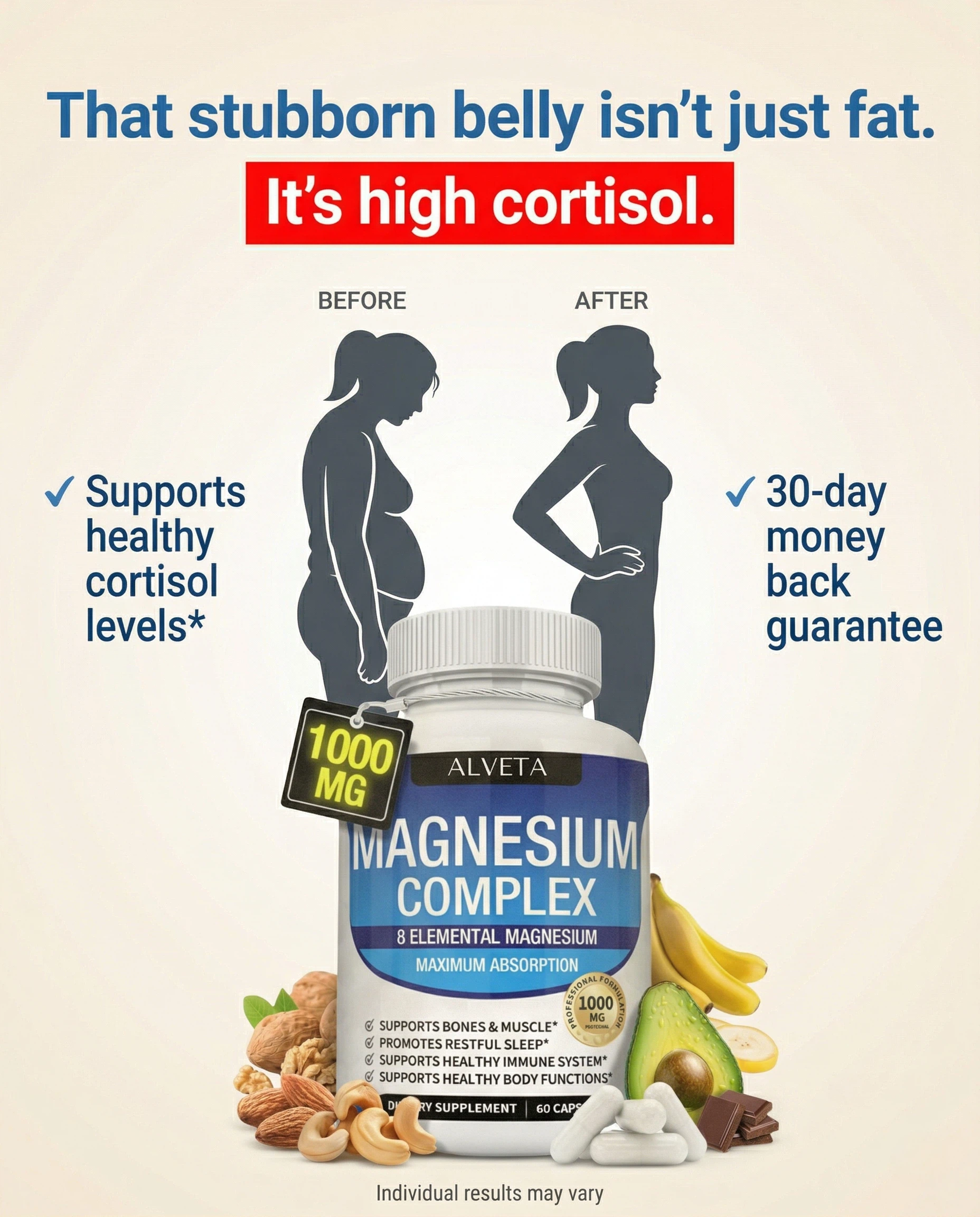 AlvetaShop Facebook ad: One Magnesium Complex That Actually Works