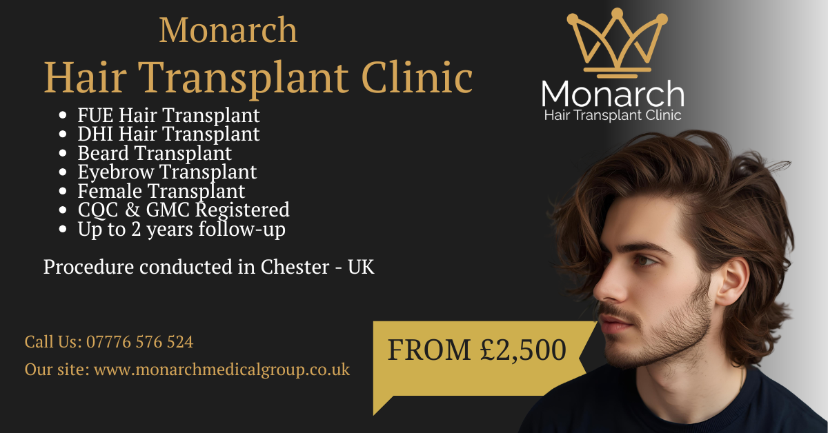 Monarch Hair Transplant Clinic Facebook ad: Hair Transplant