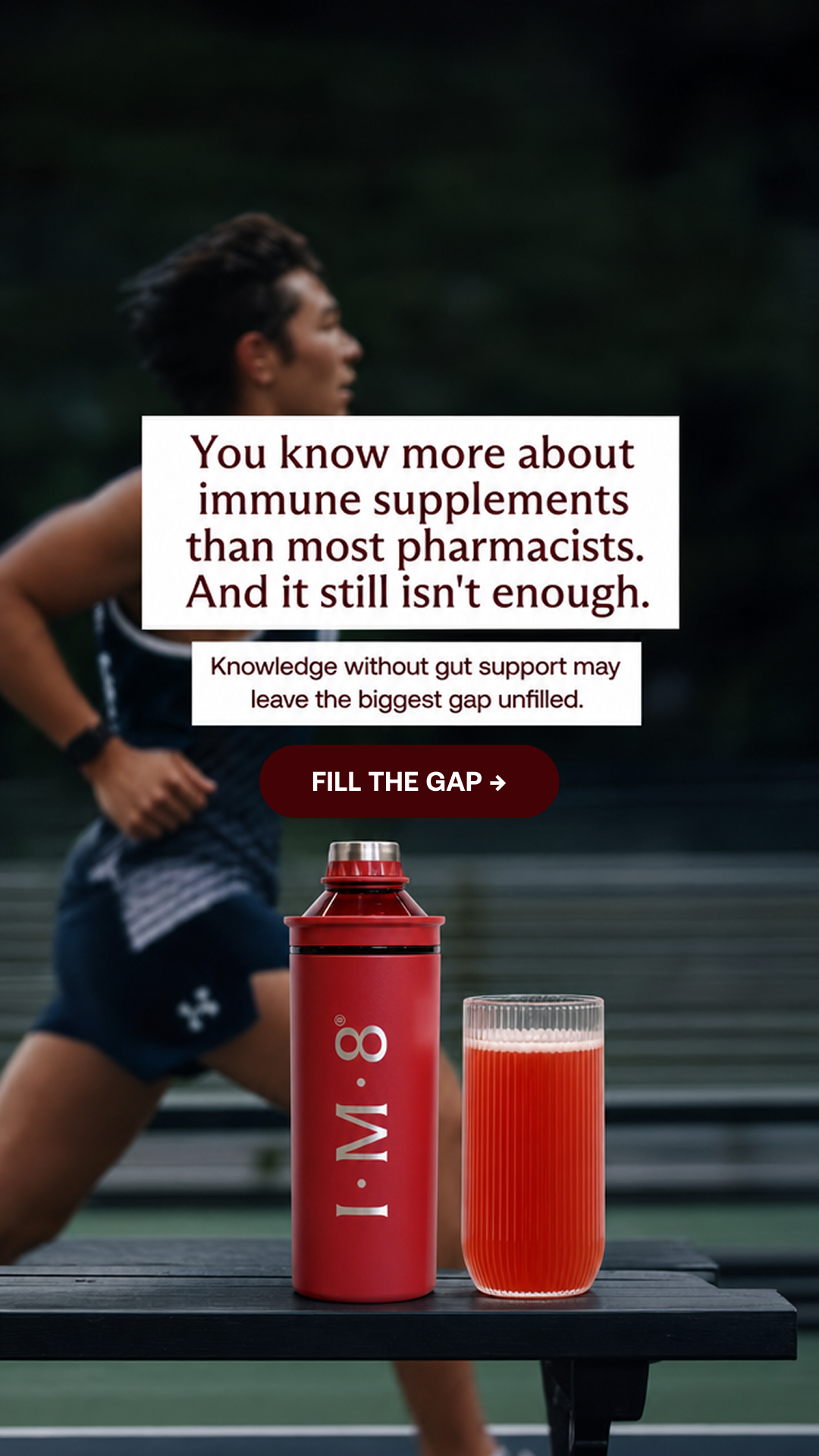 IM8 Health Facebook ad