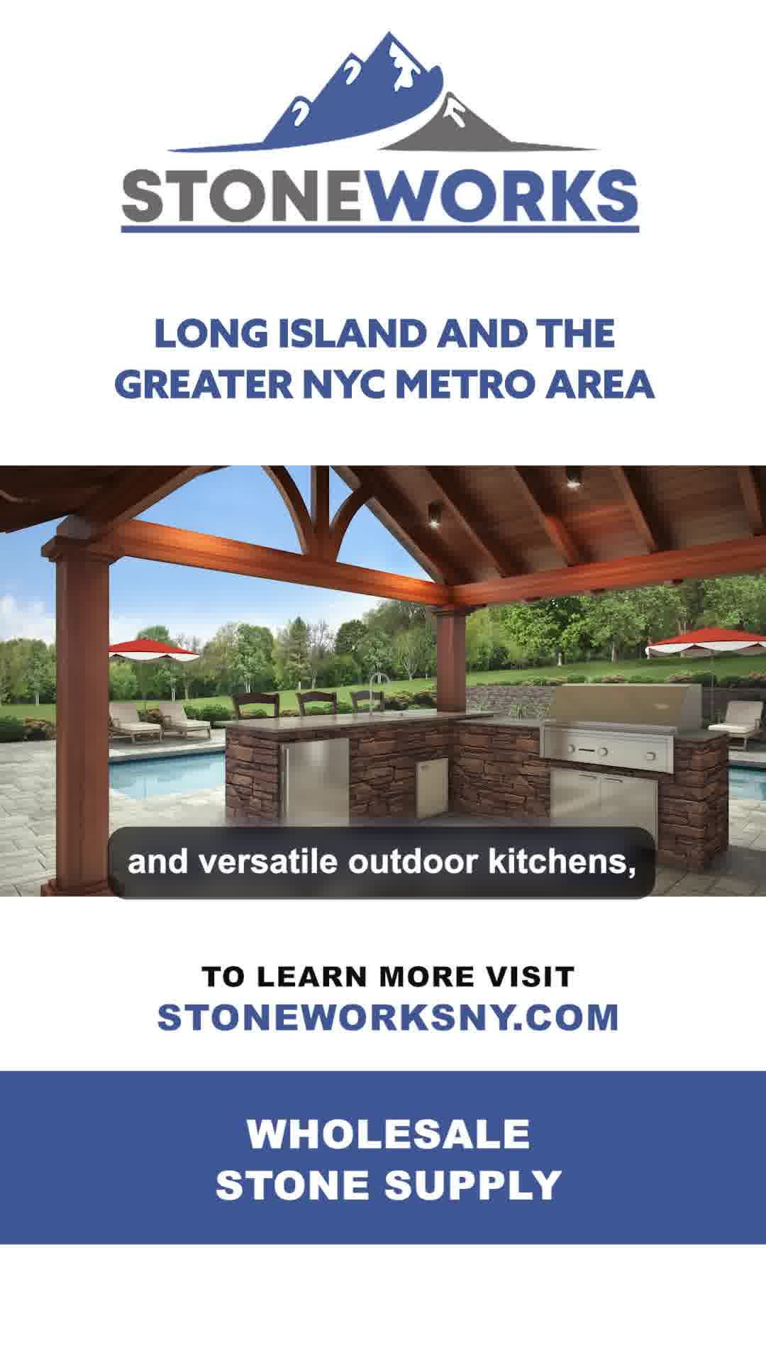 StoneWorks Facebook ad: Get More Info