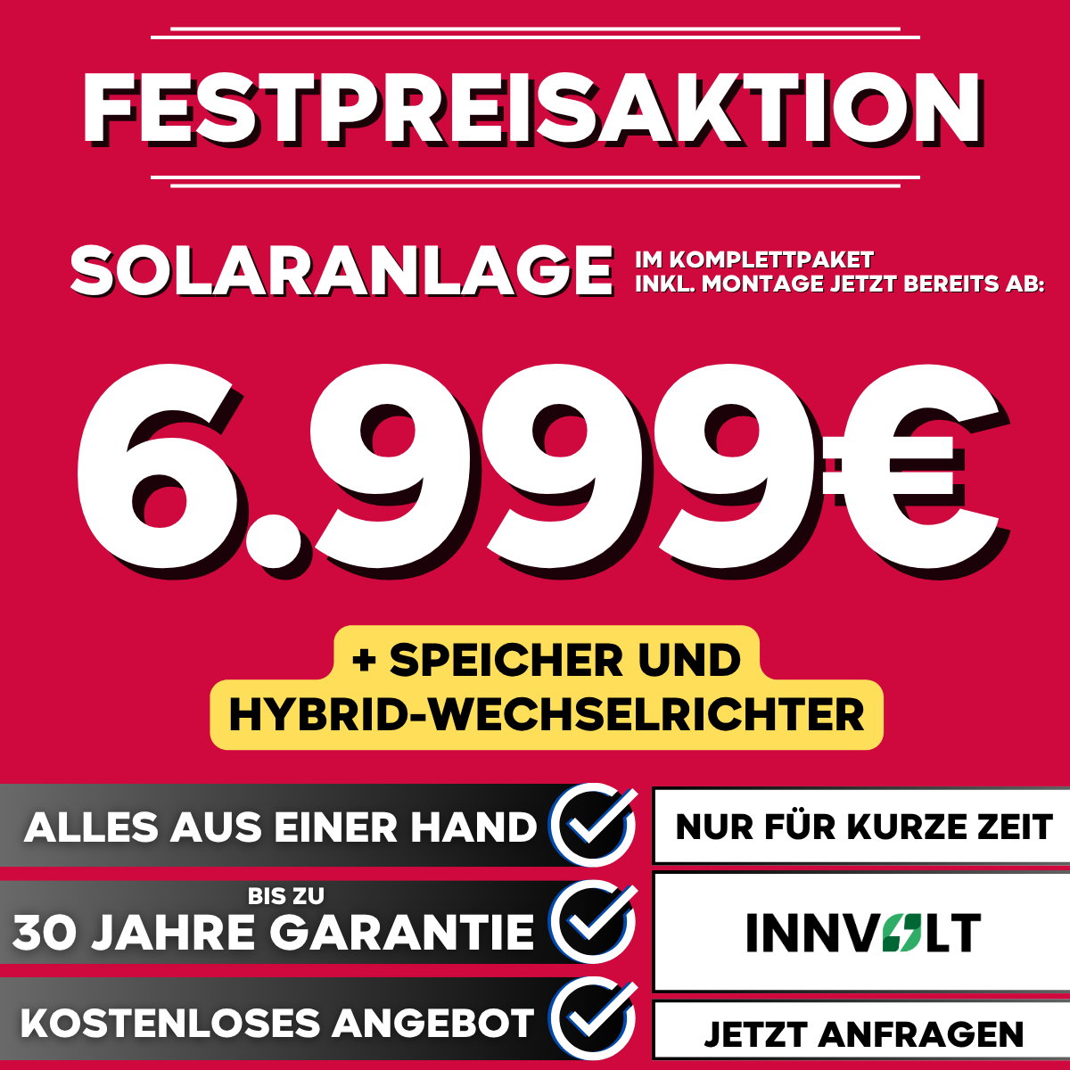 INNVOLT GmbH & Co. KG Facebook ad: Machen Sie Ihr Eigenheim unabhängig, mit Ihrer eigenen…