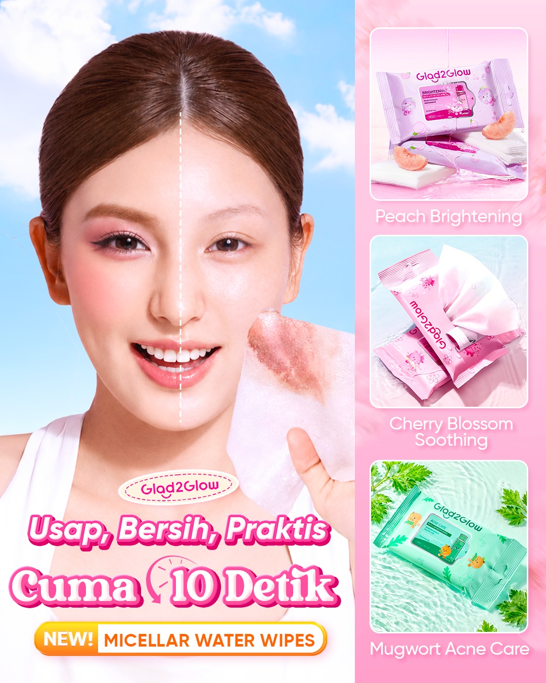 Glad 2 Glow.Indonesia  Facebook ad