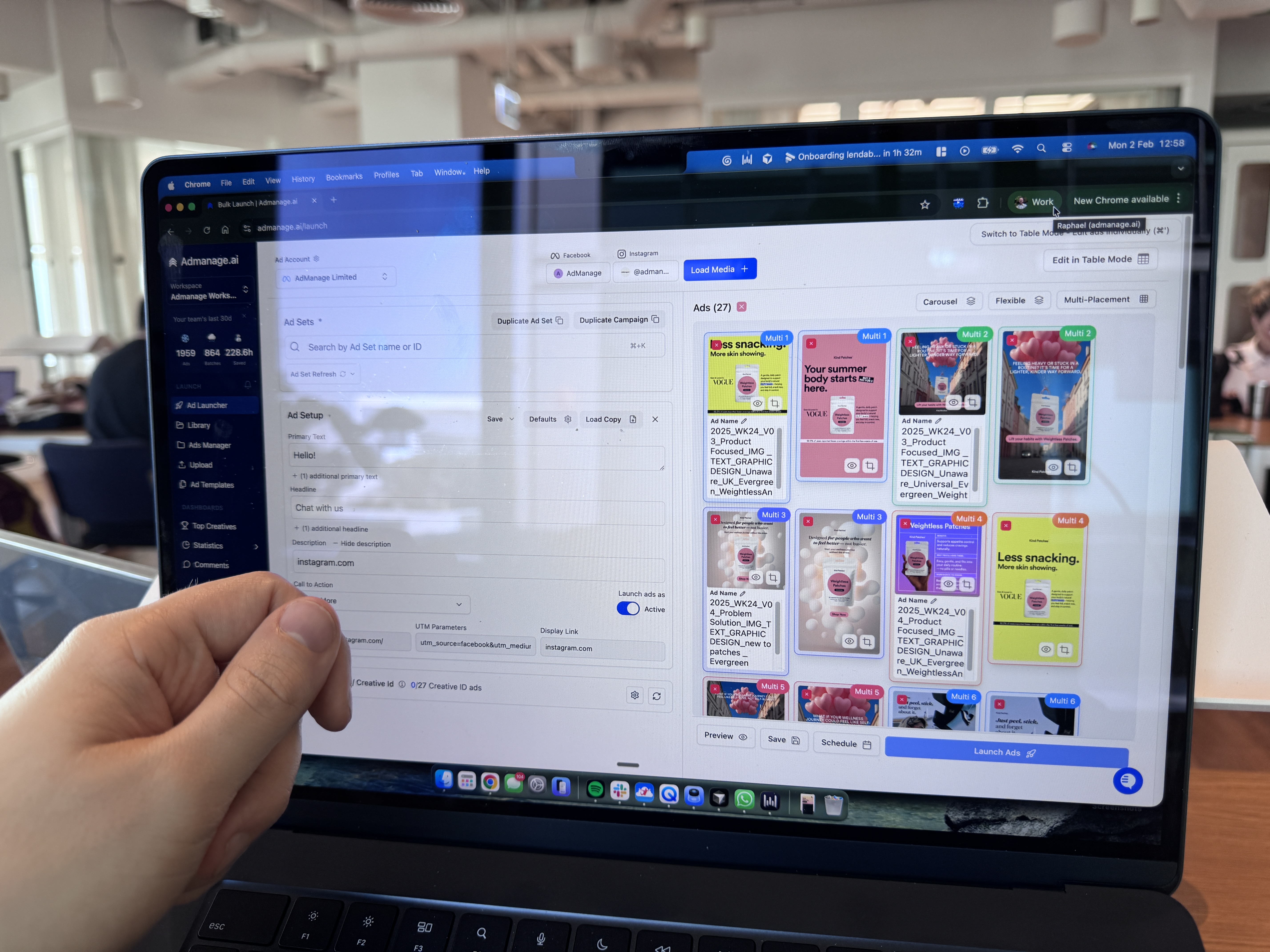 AdManage  Facebook ad