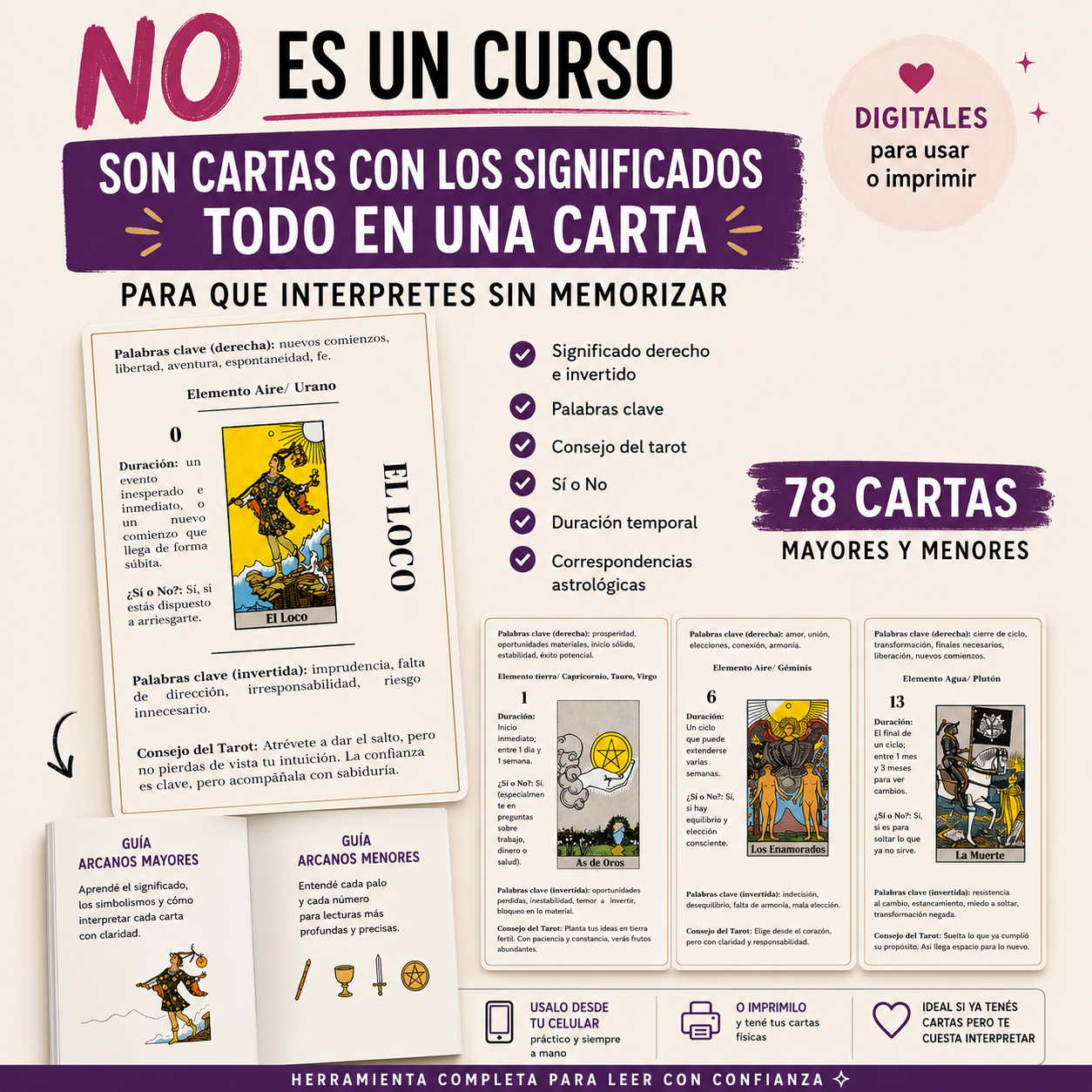 Era Digital Facebook ad: ¿Te cuesta interpretar tarot?