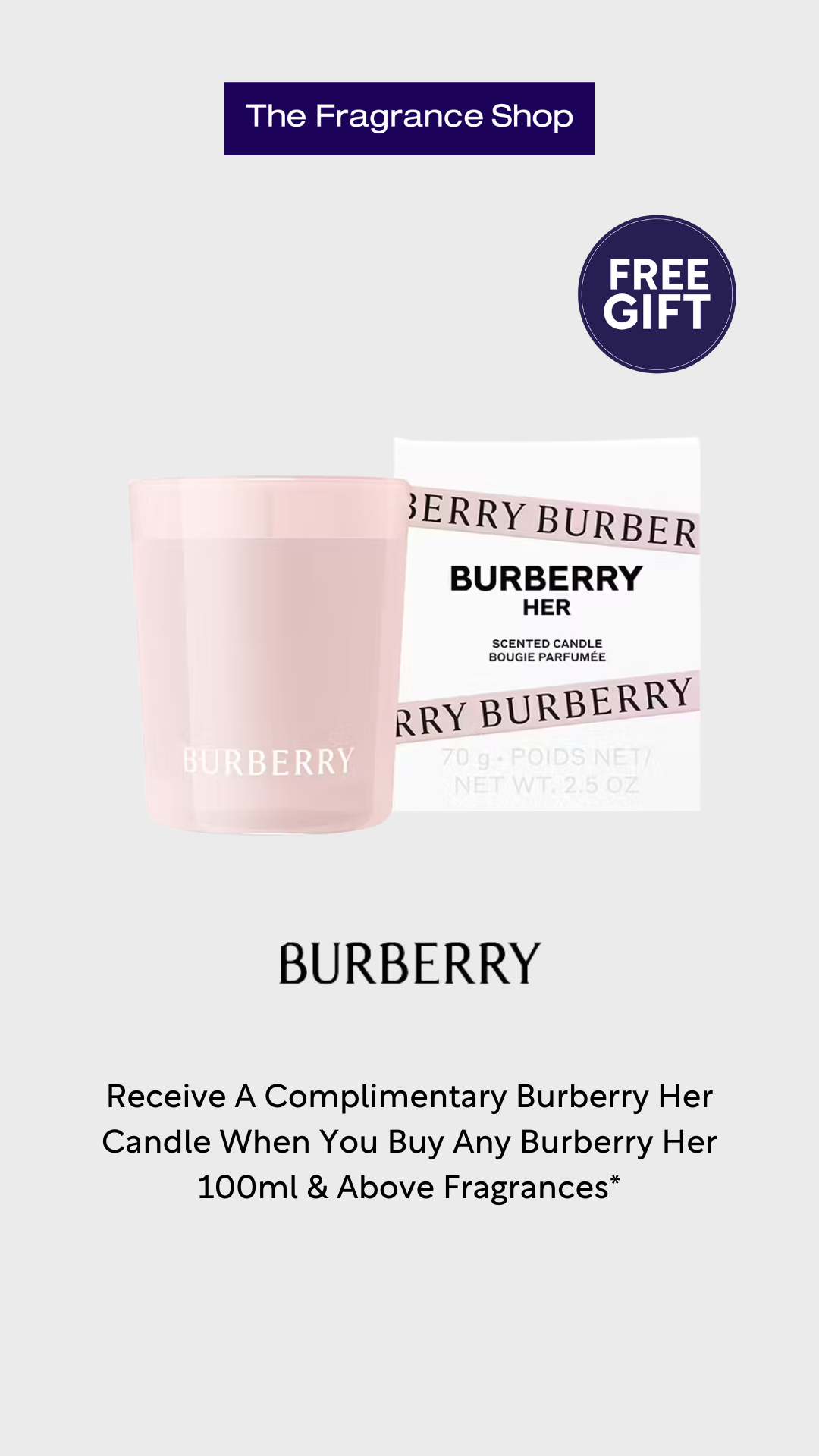 The Fragrance Shop Facebook ad