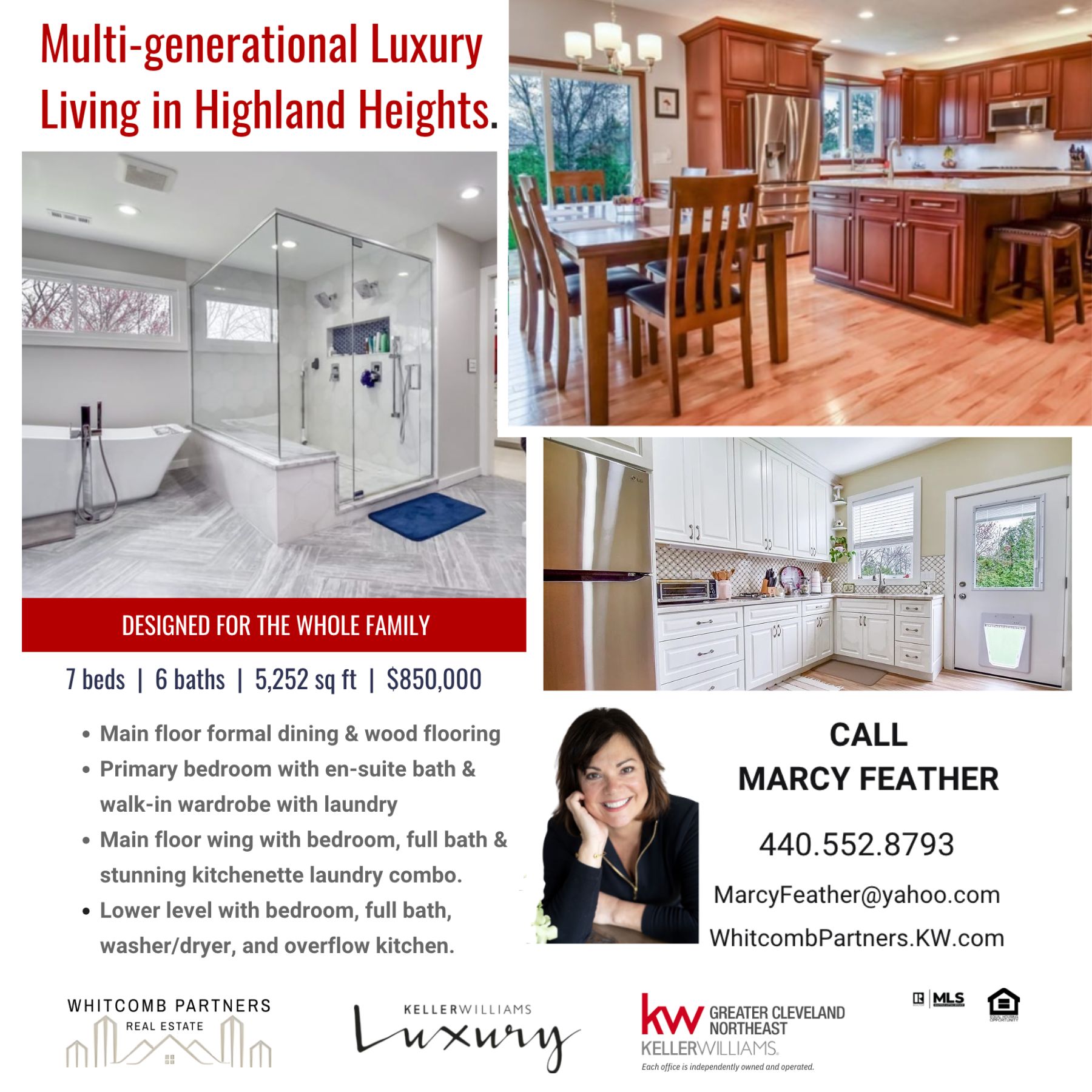 Whitcomb Partners Keller Williams Greater Cleveland Northeast Facebook ad: Default Homepage