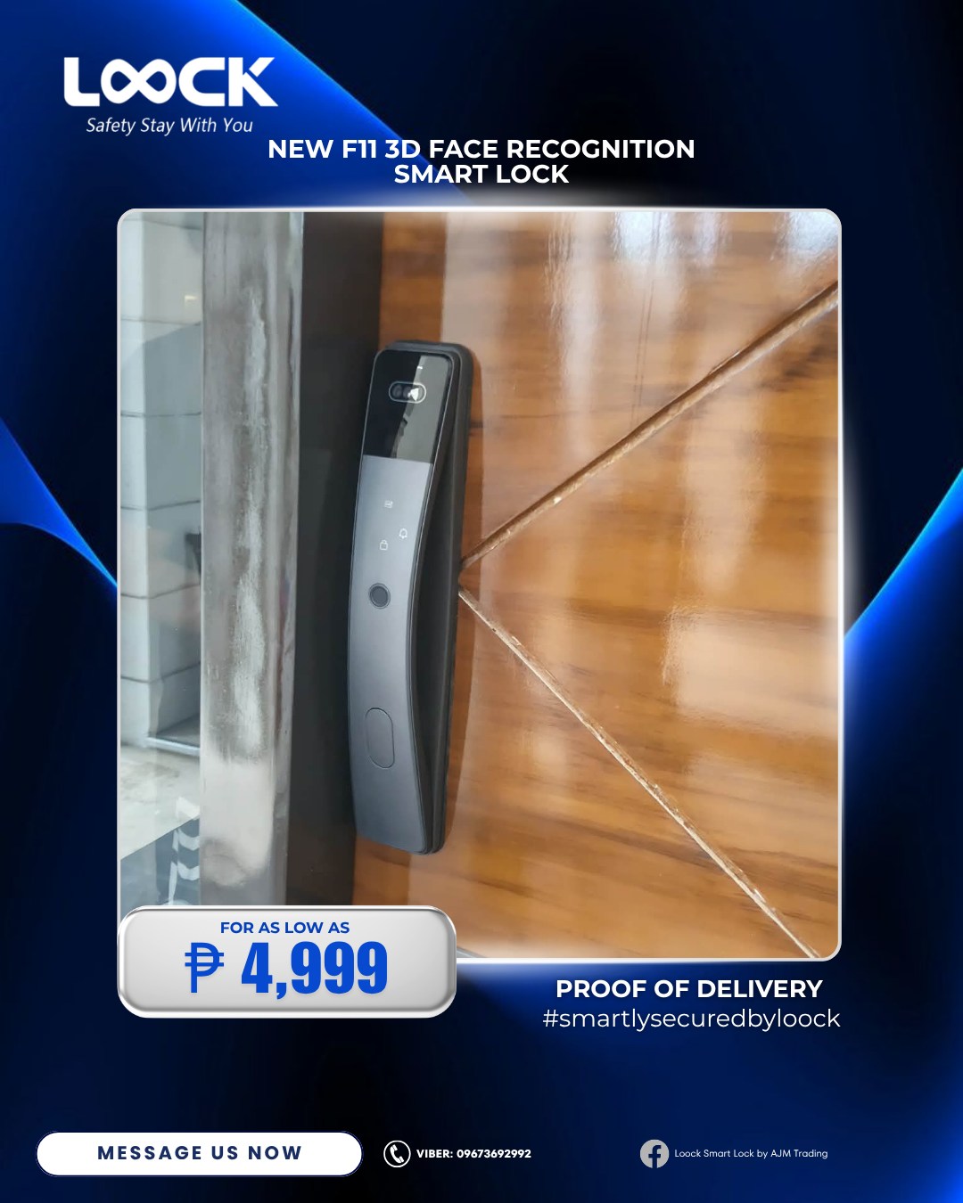 Loock Smart Door Lock by AJM Trading Facebook ad: 𝗧𝗵𝗮𝗻𝗸 𝘆𝗼𝘂 𝗳𝗼𝗿 𝘂𝗽𝗴𝗿𝗮𝗱𝗶𝗻𝗴 𝘆𝗼𝘂𝗿…