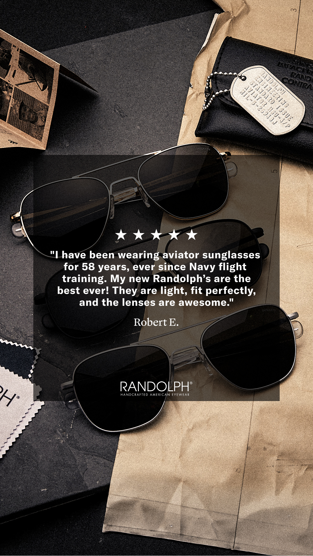 Randolph USA Facebook ad from Feb 16, 2026