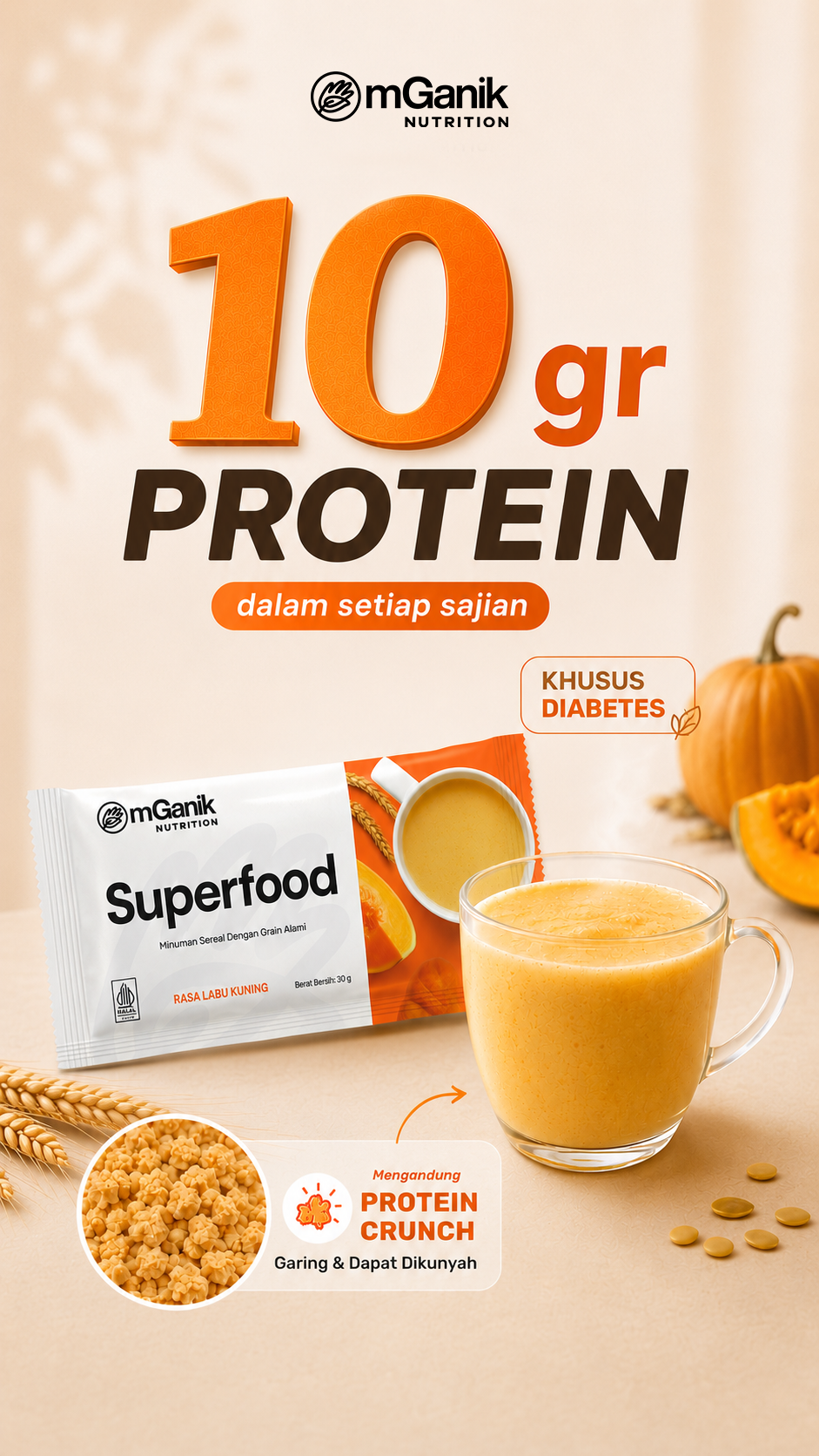 mGanik Superfood Solusi Diabetes Facebook ad
