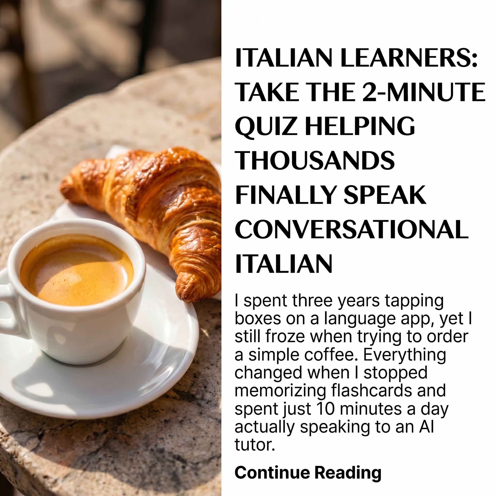 PomoSpeak Tutor Facebook ad