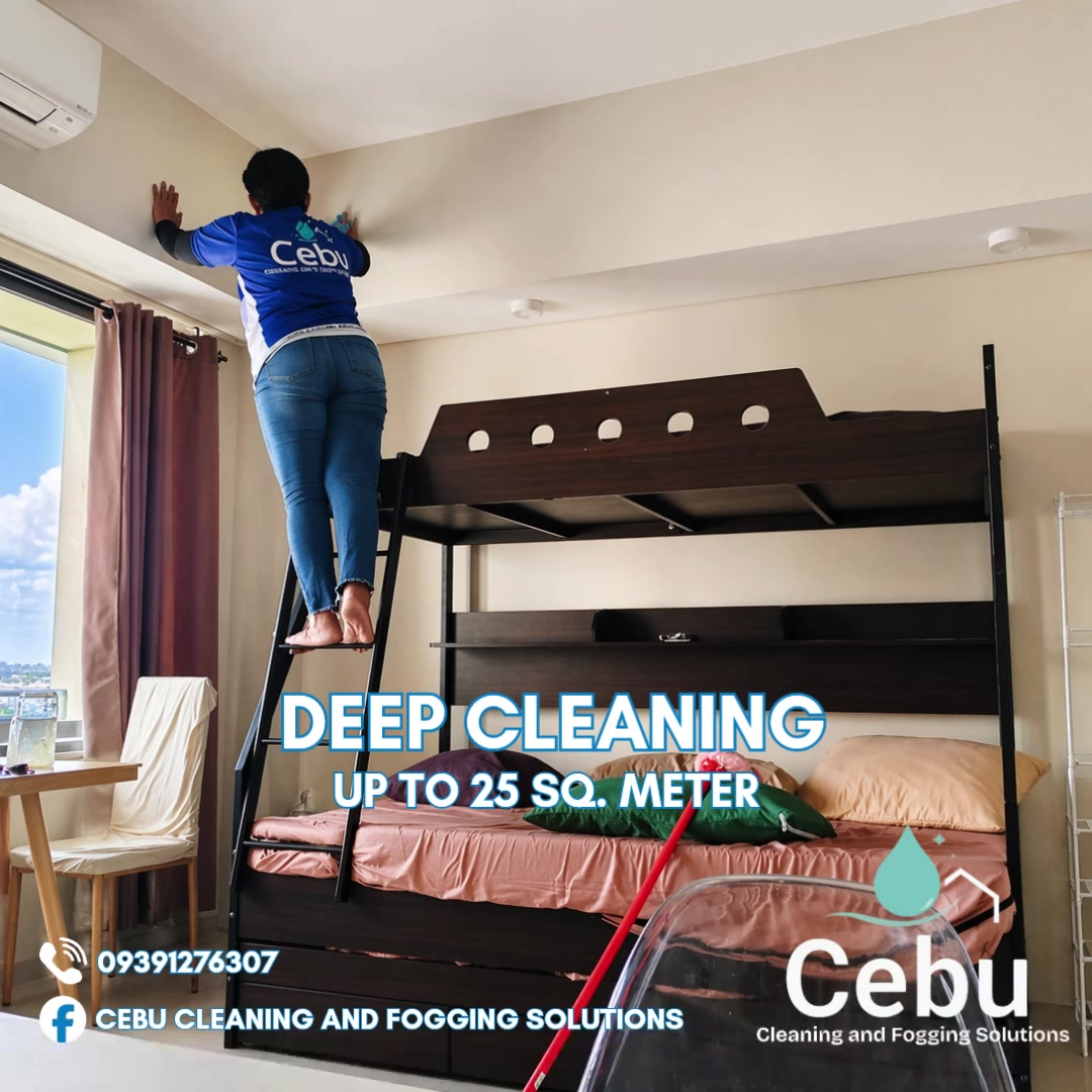Cebu Cleaning and Fogging Solutions Facebook ad: Chat in Messenger