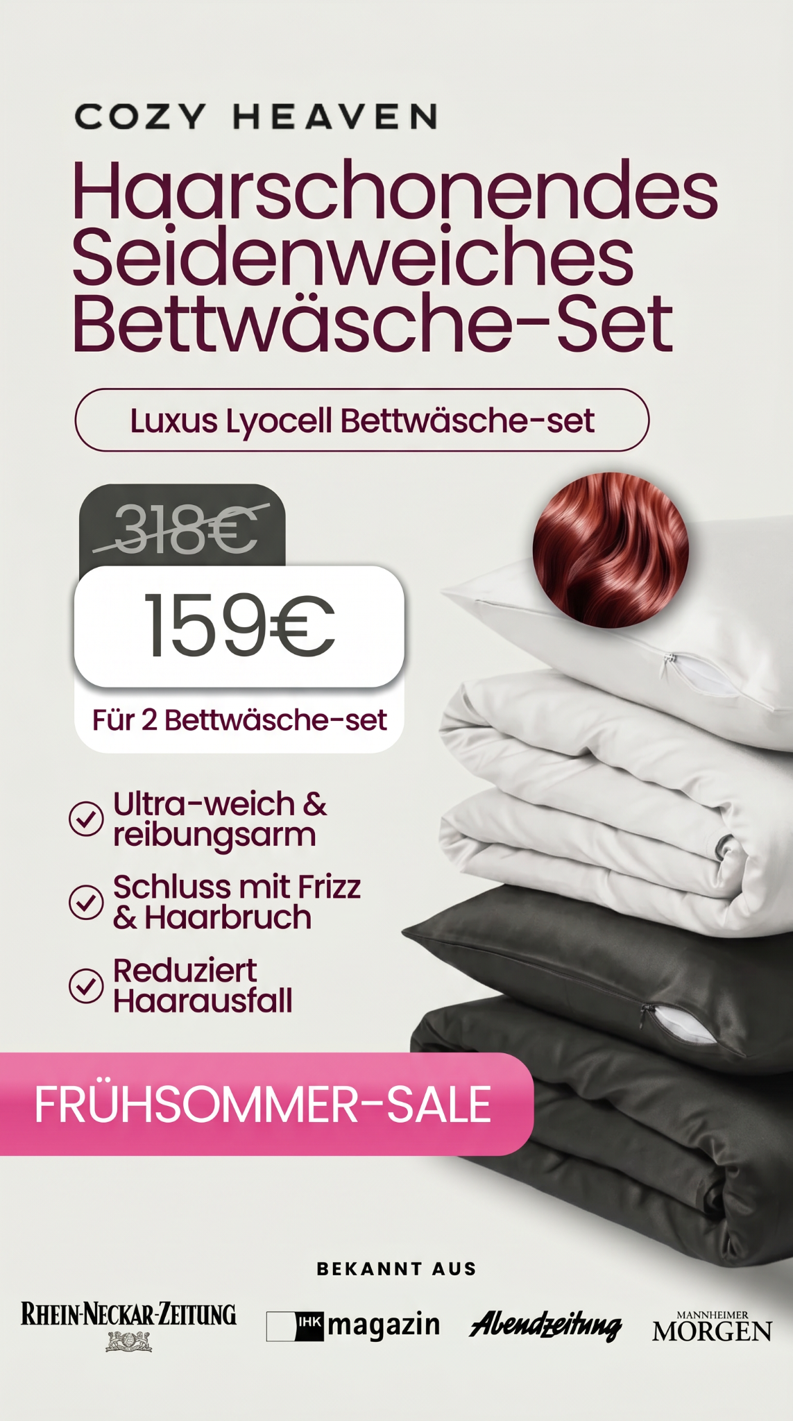 COZY HEAVEN Facebook ad from May 22, 2026