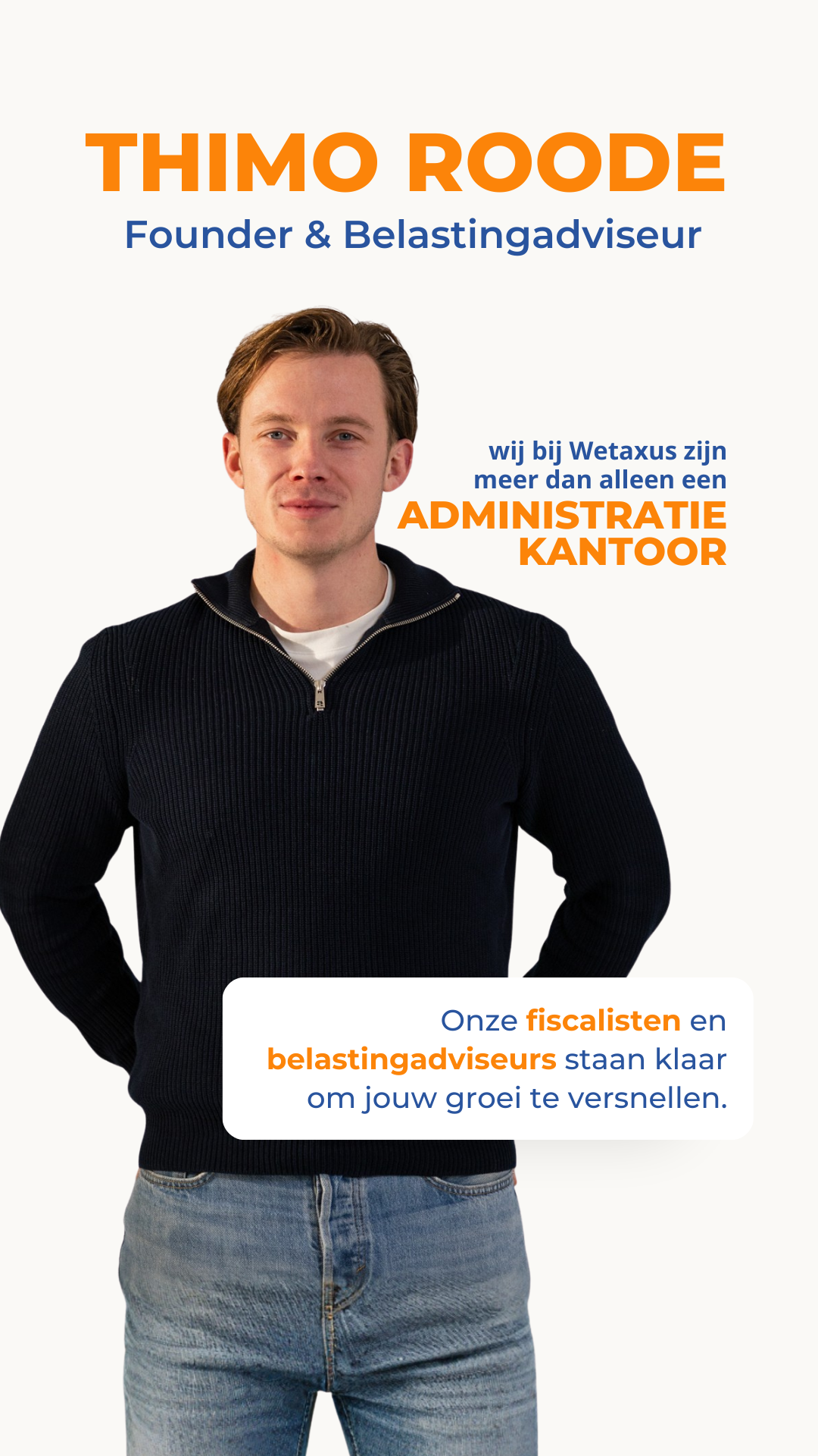Administratiekantoor Wetaxus Facebook ad: Klinkt goed? Laten we kennismaken