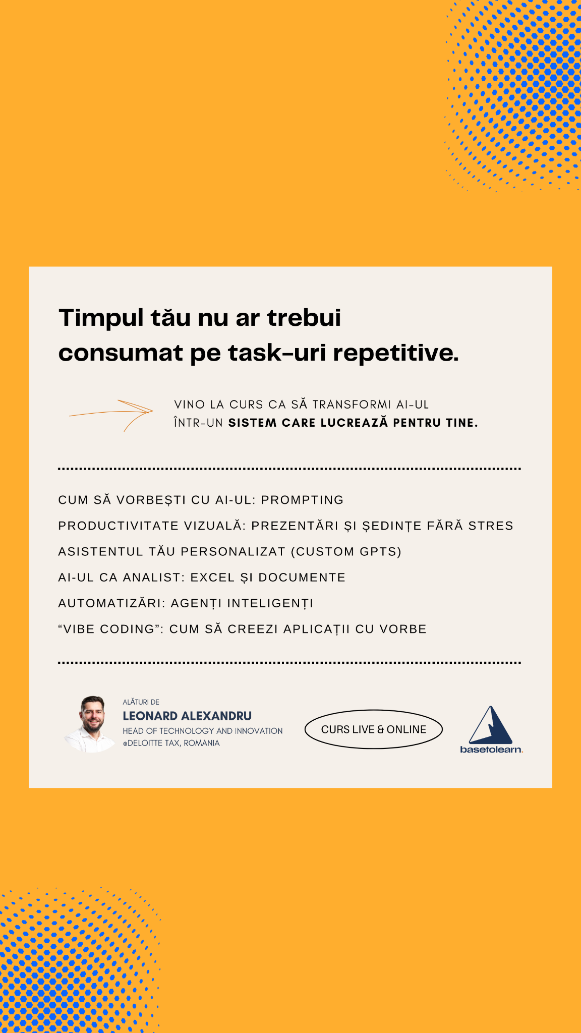 Basetolearn Facebook ad from Apr 1, 2026