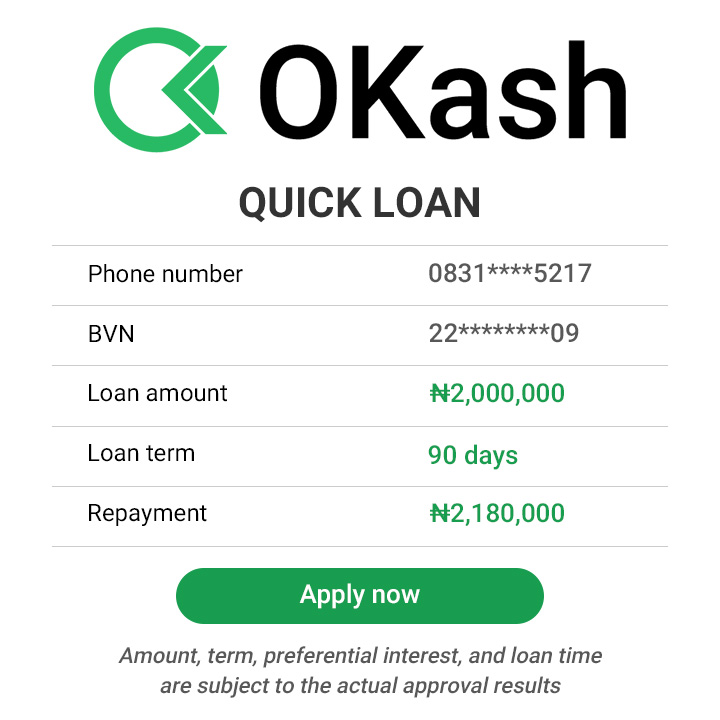 OKash Facebook ad
